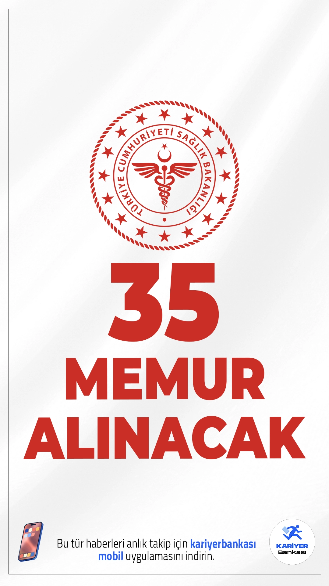 Sağlık Bakanlığı Teftiş Kurulu 35 Memur Alımı Başvuruları Alınacak.Sağlık Bakanlığı Teftiş Kurulu Başkanlığı memur alımın başvuruları başladı. İlgili alım duyurusuna göre, Sağlık Bakanlığı Teftiş Kurulu'na müfettiş yardımcısı alımı yapılacak. Başvuru yapacak adayların genel ve özel şartları sağlaması gerekmektedir. İşte şartlar ve başvuru bilgileri..