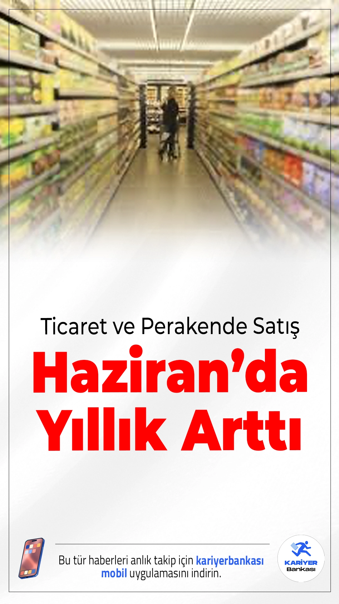 Ticaret ve Perakende Satışta Haziran Ayında Yıllık Artış Dikkat Çekti.Haziranda ticaret satış hacmi yıllık bazda %22,5, perakende satış hacmi ise %14,7 artarak ekonomide canlılık sinyali verdi.