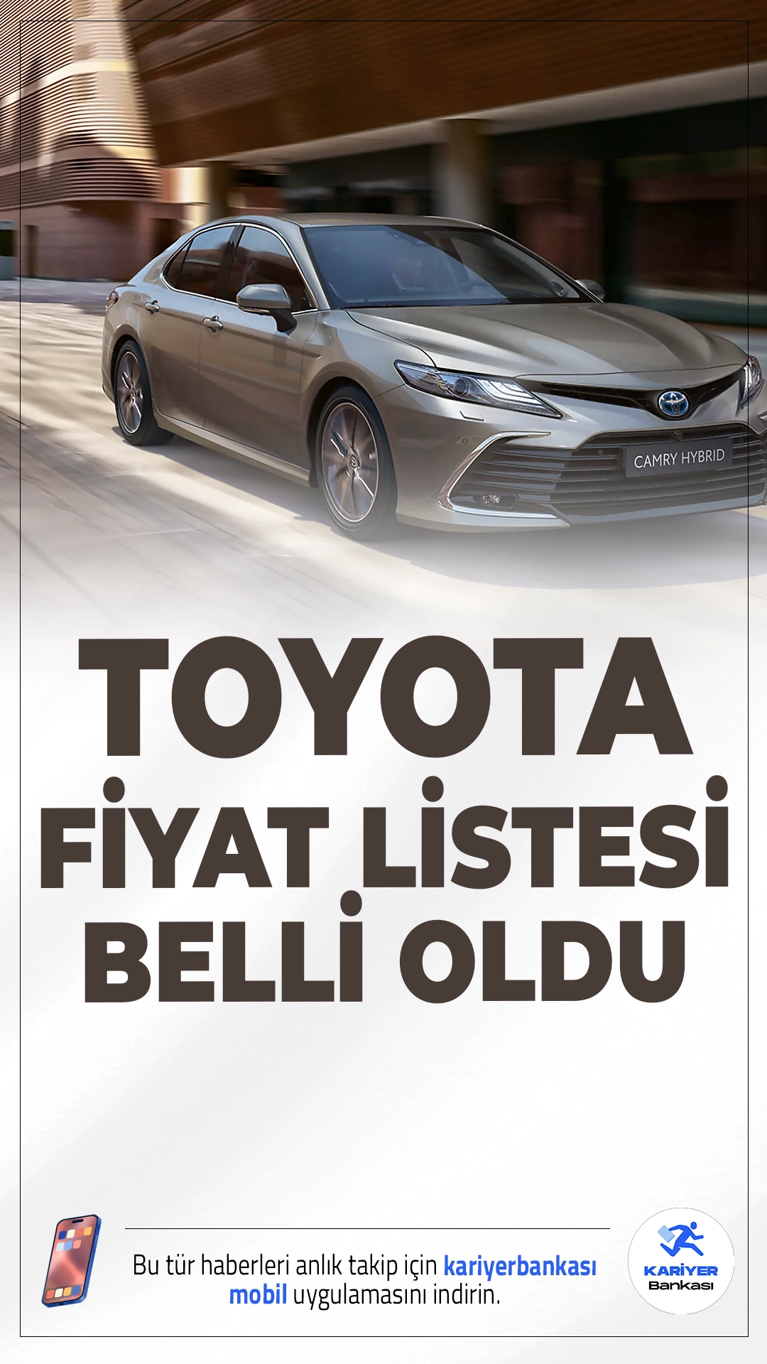 Toyota Ağustos 2025 Fiyat Listesi Yayımlandı.Toyota, Ağustos 2025 fiyat listesini yayımladı. Bazı modellerde zam uygulanırken, ay sonuna kadar geçerli olacak kampanyalı fiyatlar da duyuruldu. En uygun model, 1.648.000 TL ile Yaris Hybrid oldu.