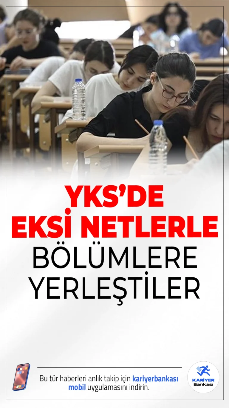 179 Aday Eksi Netle Üniversiteli Oldu: Hangi Bölümler Tercih Edildi?2025 YKS sonuçlarına göre, 179 aday sınavda sıfır ya da eksi net yapmasına rağmen lisans ve ön lisans programlarına yerleşti. Bu durum eğitim sistemine dair tartışmaları yeniden gündeme taşıdı.