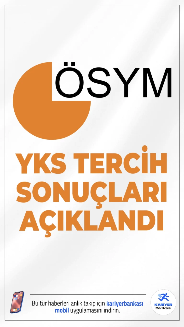 YKS Yerleştirme Sonuçları Açıklandı. 2025-YKS yerleştirme sonuçları erişime açıldı. Adaylar sonuçlara ÖSYM'nin resmi adresinden T.C. kimlik numarası ve şifreleriyle ulaşabilecek.