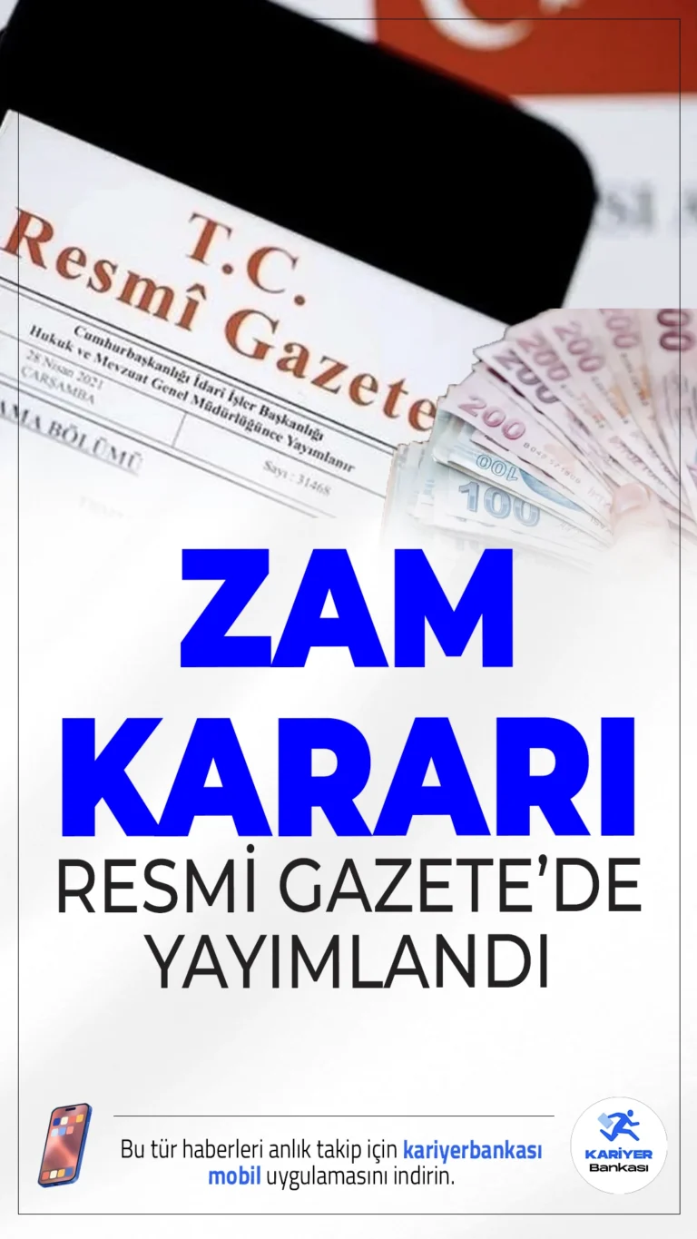 Memur ve Emekli Maaşlarına 2026-2027 Zam Oranları Resmileşti.2026 ve 2027 yıllarında memur ile memur emeklilerine yapılacak zam oranları ve sosyal haklar Resmi Gazete'de yayımlanarak yürürlüğe girdi.