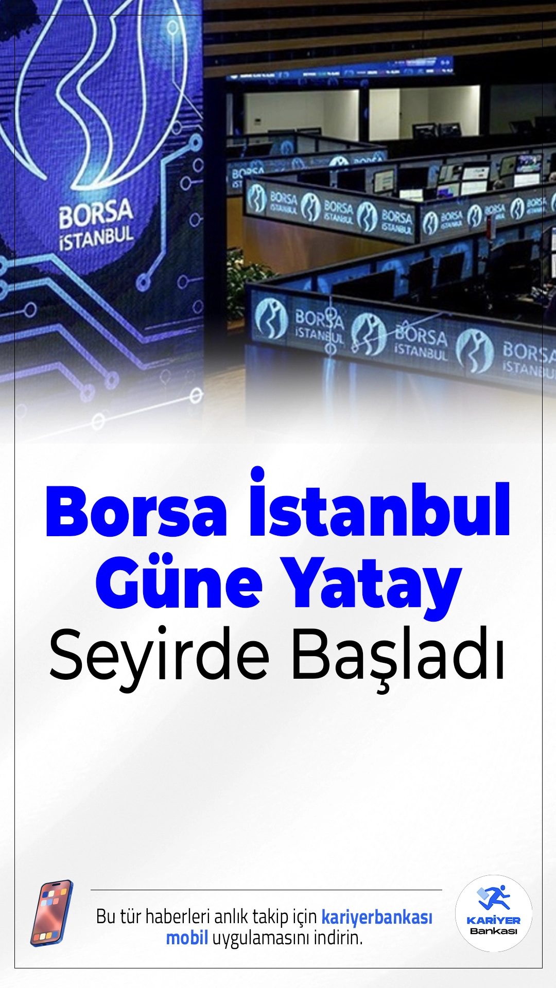 Borsa İstanbul Güne Yatay Seyirde Başladı.Borsa İstanbul’da BIST 100 endeksi, yeni güne yüzde 0,03 artışla 11.186,27 puandan başladı. Dün günü güçlü bir yükselişle kapatan piyasalar, bugün temkinli bir açılış yaptı.