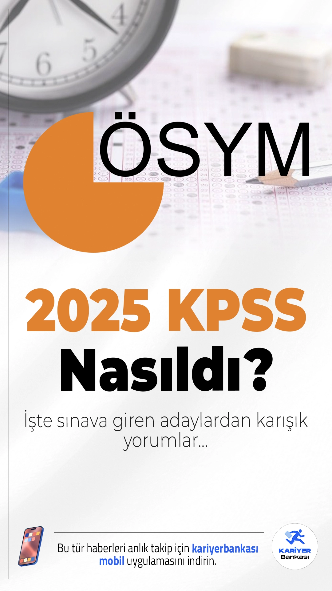 14 Eylül 2025 tarihinde gerçekleştirilen KPSS A Grubu Alan Bilgisi sınavlarının 2. gün oturumları tamamlandı