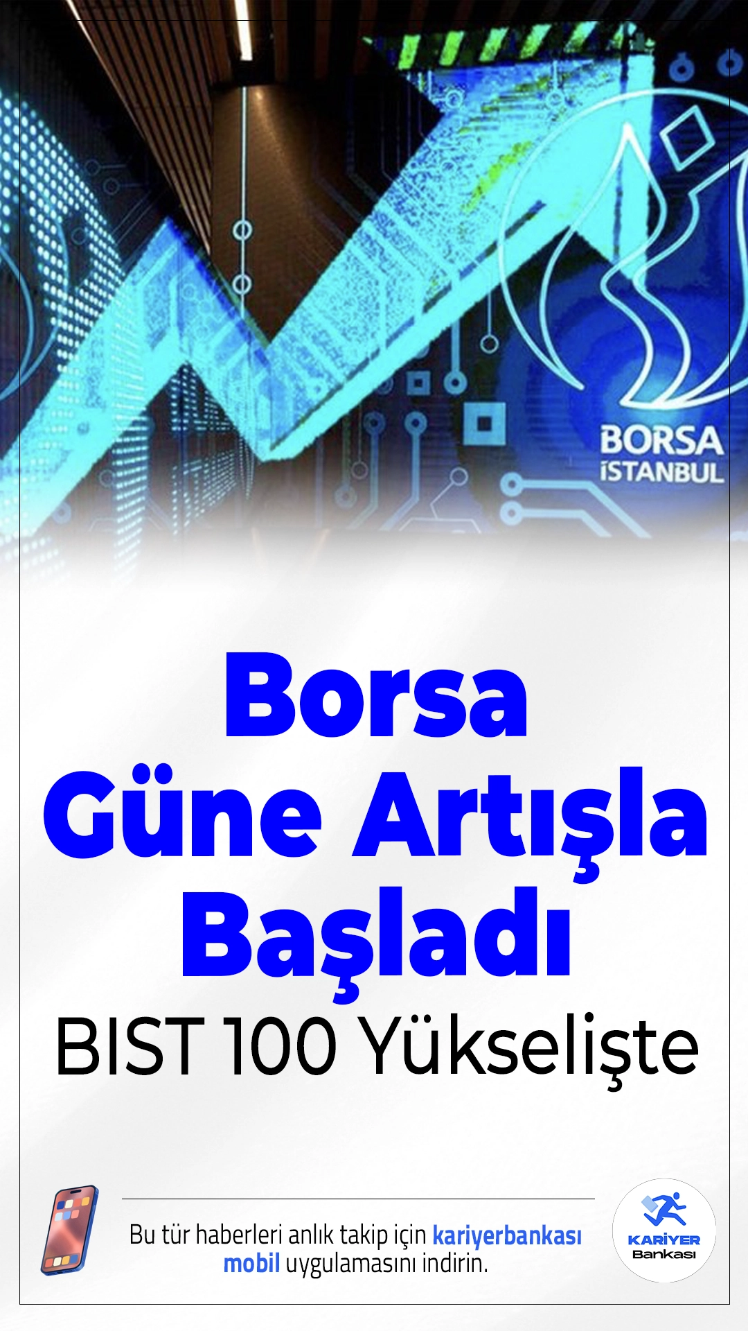 Borsa Güne Artışla Başladı: BIST 100 Yükselişte.Borsa İstanbul'da BIST 100 endeksi, haftanın ikinci işlem gününe yüzde 0,20 artışla 11.354,59 puandan başladı. Dün yaşanan düşüşün ardından piyasalarda toparlanma sinyali gözlemlendi.