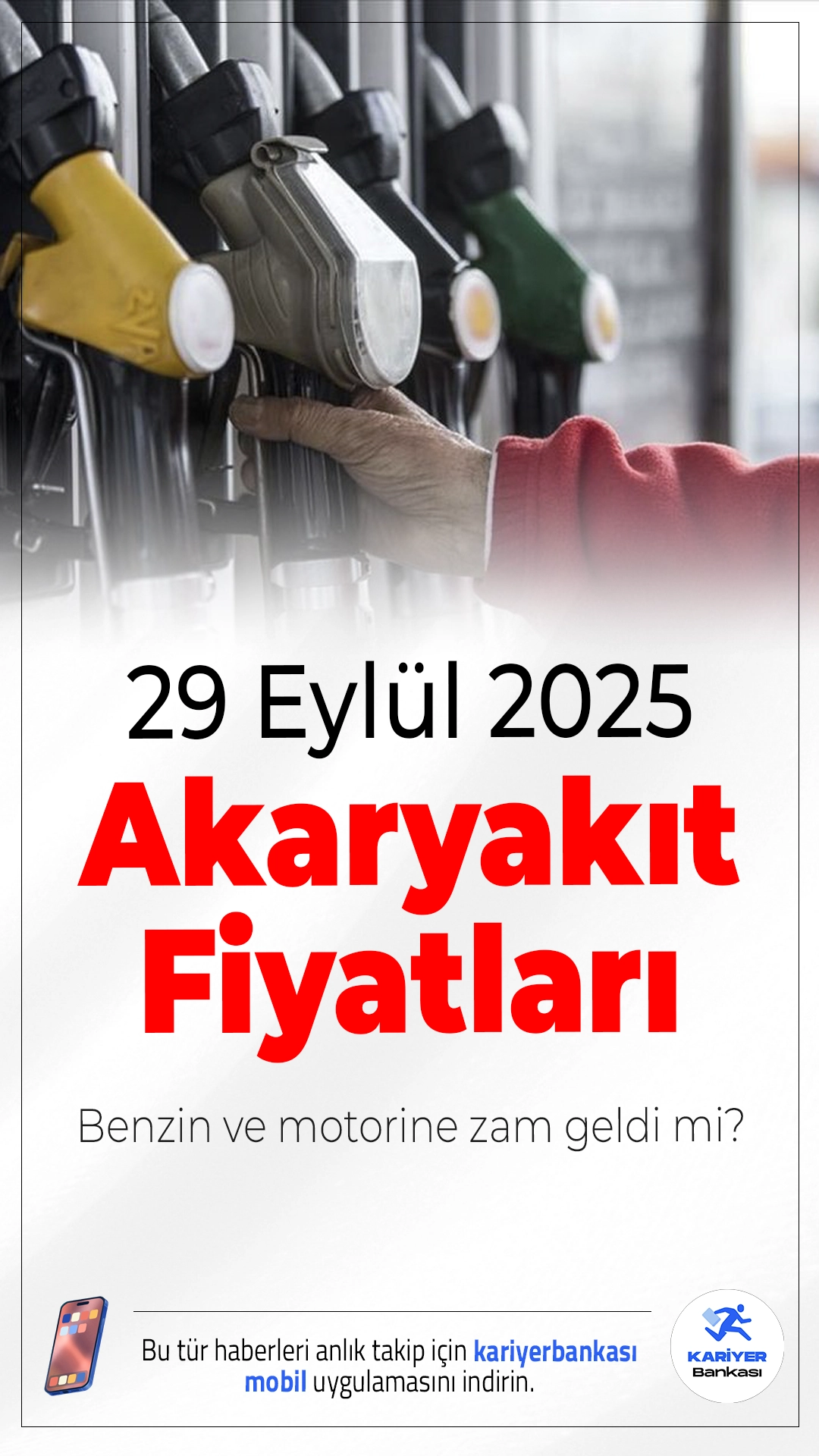 29 Eylül 2025 Akaryakıt Fiyatları: Benzin ve Motorine Zam Geldi mi?Brent petrol ve döviz kurundaki dalgalanmalara paralel olarak akaryakıt fiyatları yeniden şekilleniyor. 29 Eylül 2025 Pazartesi günü itibarıyla İstanbul, Ankara ve İzmir’de benzin ve motorin fiyatlarında küçük artışlar dikkat çekiyor.