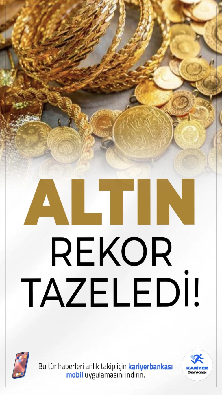 Altın Rekor Tazeledi! İşte 30 Eylül 2025 Altın ve Gümüş Fiyatları…Gram altın güne rekor tazeleyerek başladı.Serbest piyasalarda gram altın  5.154,26 TL'den işlem görürken, çeyrek altın 8.539,88 TL’den alıcı buluyor.Yarım altın 17.079,76 TL, tam altın ise 34.036,05 TL’den satılıyor.