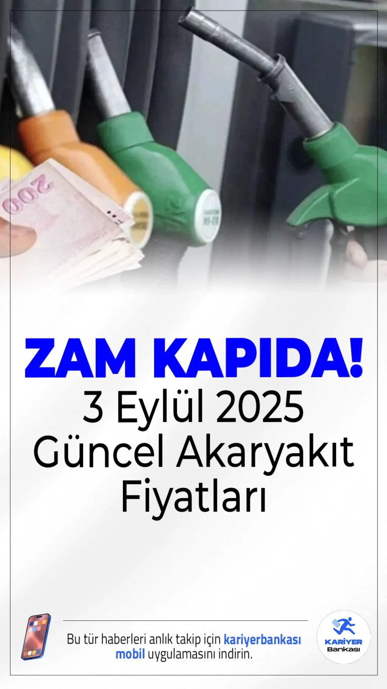 Motorine Zam Kapıda: 3 Eylül 2025 Güncel Akaryakıt Fiyatları Belli Oldu.Motorin fiyatlarına bu gece itibarıyla 2 lira 10 kuruşluk dev zam bekleniyor. Peki, güncel benzin, motorin ve LPG fiyatları ne kadar oldu?