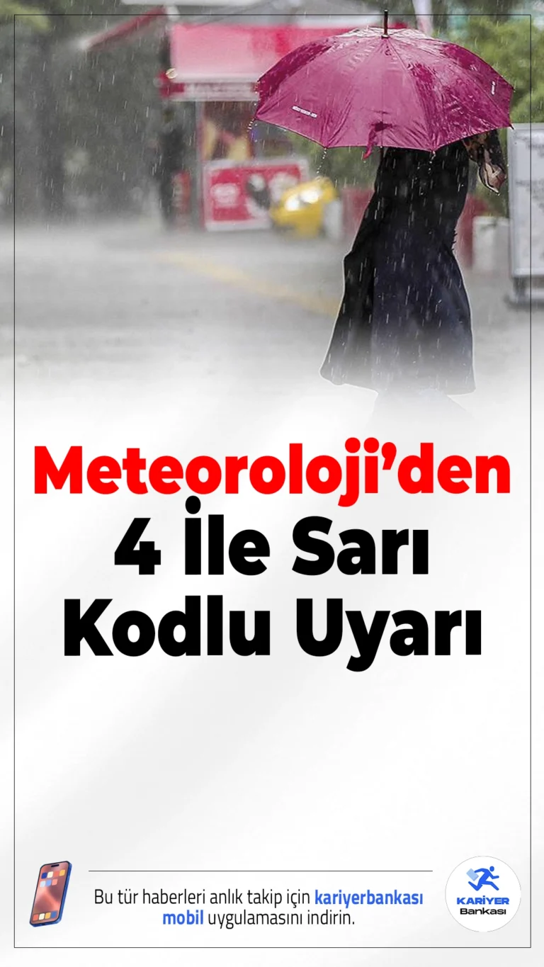 Meteoroloji’den 4 İle Sarı Kodlu Uyarı.Yağışlı hava sistemi Türkiye’yi etkisi altına aldı. Meteoroloji, 4 Karadeniz ili için sarı kodlu uyarıda bulundu. Yeni haftada sıcaklık artışı bekleniyor.