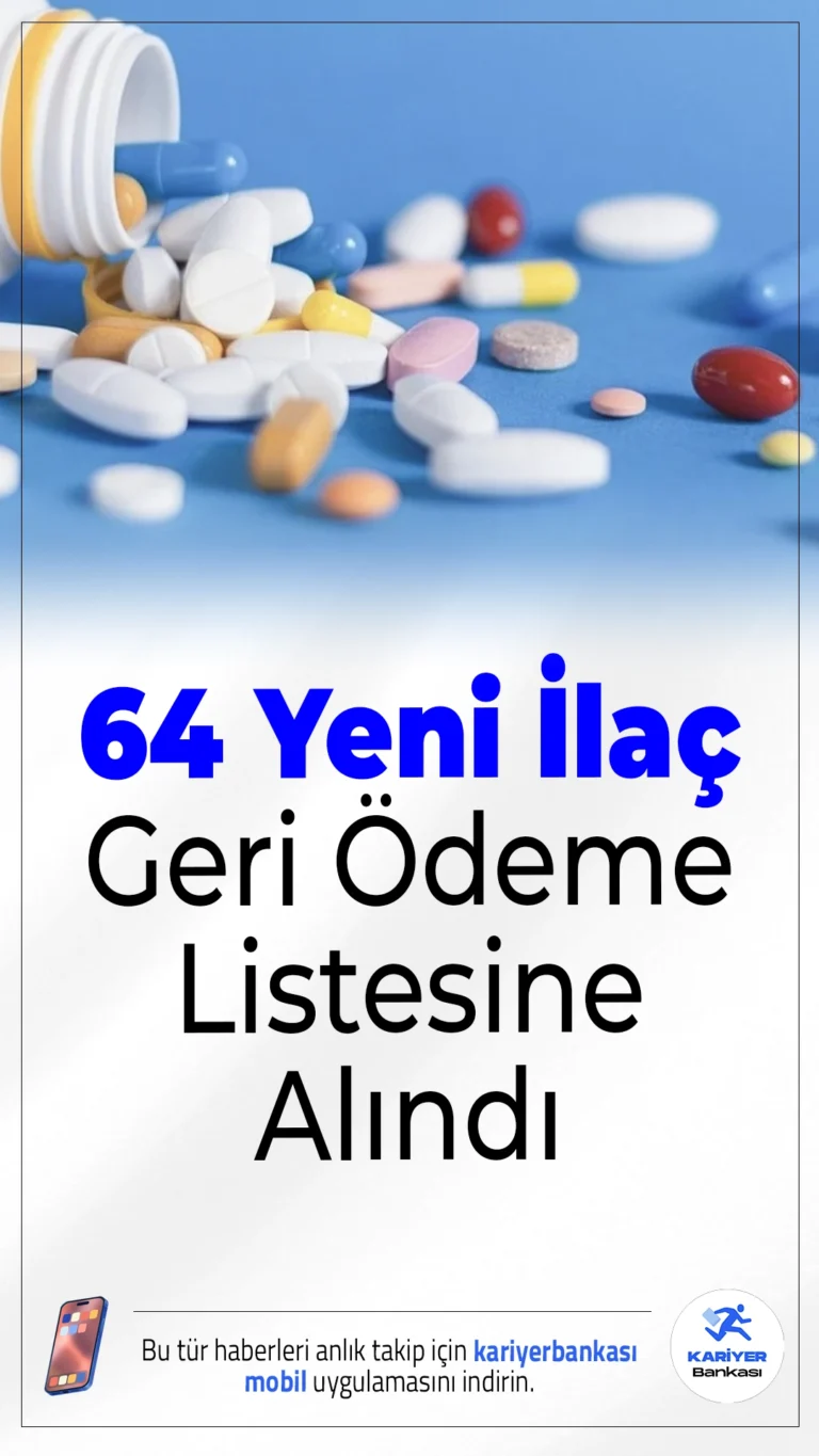 Bakan Işıkhan Açıkladı: 64 Yeni İlaç Geri Ödeme Listesine Alındı.Çalışma ve Sosyal Güvenlik Bakanı Vedat Işıkhan, sosyal medya üzerinden yaptığı açıklamada, Sosyal Güvenlik Kurumu (SGK) tarafından 64 ilacın daha geri ödeme listesine alındığını duyurdu. Bu gelişme, vatandaşların ilaçlara erişimini kolaylaştıracak önemli bir adım olarak değerlendiriliyor.