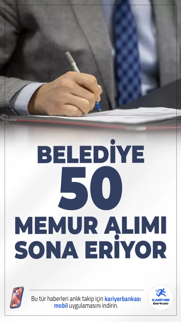 Şehitkamil Belediyesi 50 Memur Alımı Sona Eriyor.Gaziantep ili Şehitkamil Belediyesi memur alımı başvurularında sona gelindi. İlgili alım duyurusuna göre, adaylar 657 sayılı Devlet Memurları Kanunu çerçevesinde ve Belediye Zabıta Yönetmeliği hükümleri doğrultusunda istihdam edilecek. Başvurular bugün (29 Eylül 2025) sona eriyor.Başvuru yapacak adayların genel ve özel şartları sağlaması gerekmektedir.