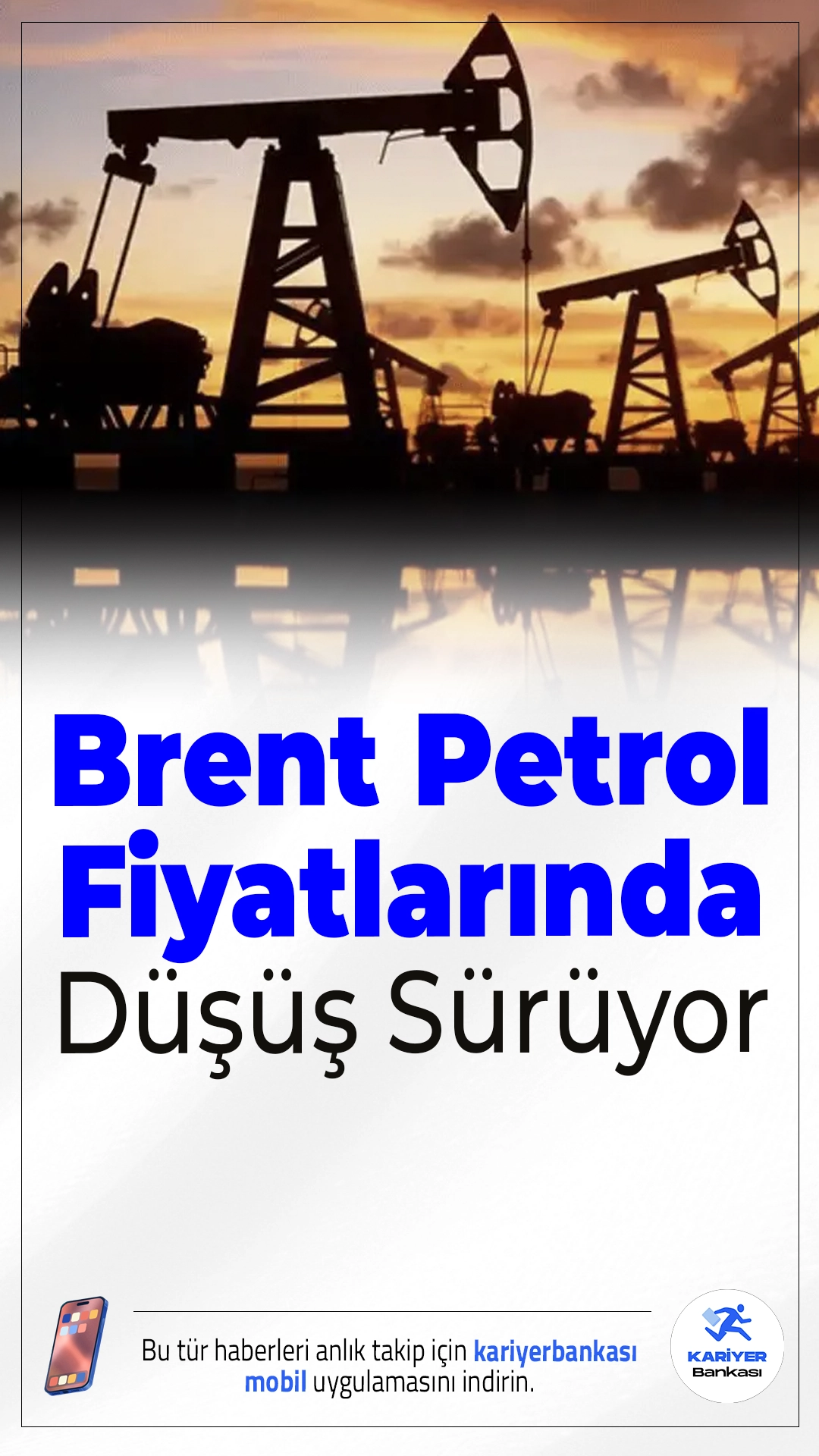 Brent Petrol Fiyatlarında Düşüş Sürüyor: Varili 67,19 Dolara Geriledi.Petrol fiyatlarında düşüş ivmesi sürüyor. Brent petrolün varili 67,19 dolardan işlem görürken, piyasalar artan arz ve zayıf talepten etkileniyor.