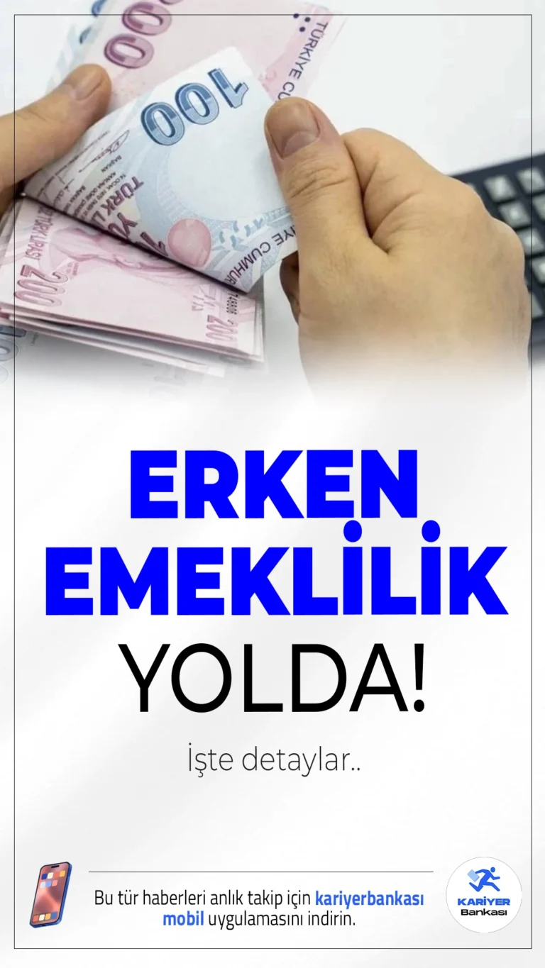 Esnafa Erken Emeklilik Fırsatı!Bağkur'lu esnafa erken emeklilik kapısı aralanıyor. Gerekli prim günü sayısı 9 binden 7.200'e düşürülerek SSK ile eşitlenmesi hedefleniyor.