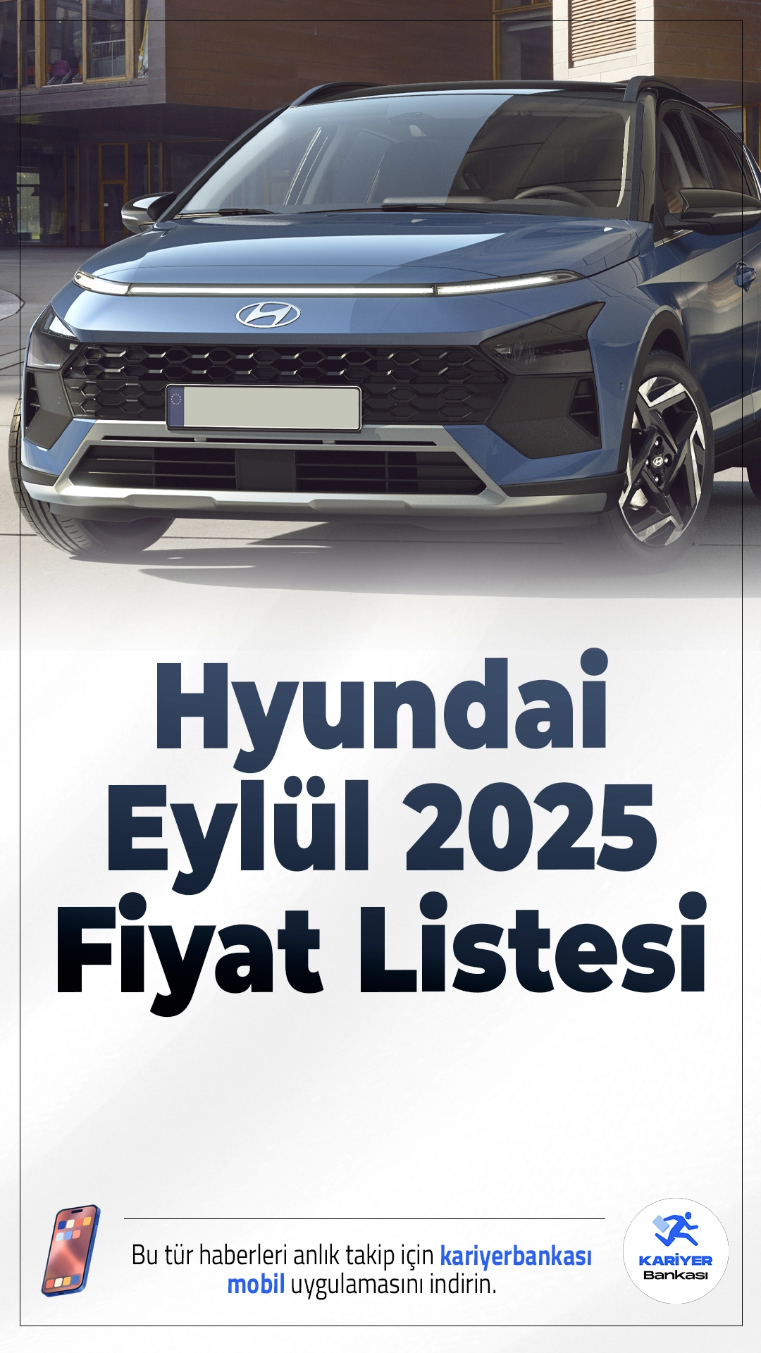 Hyundai Eylül 2025 Fiyat Listesi.Eylül 2025 itibarıyla Hyundai modellerine yeni zamlar yansıdı. Döviz kurundaki yükselişin etkisiyle fiyatlar dikkat çekerken, bazı modellerde indirim de uygulandı.