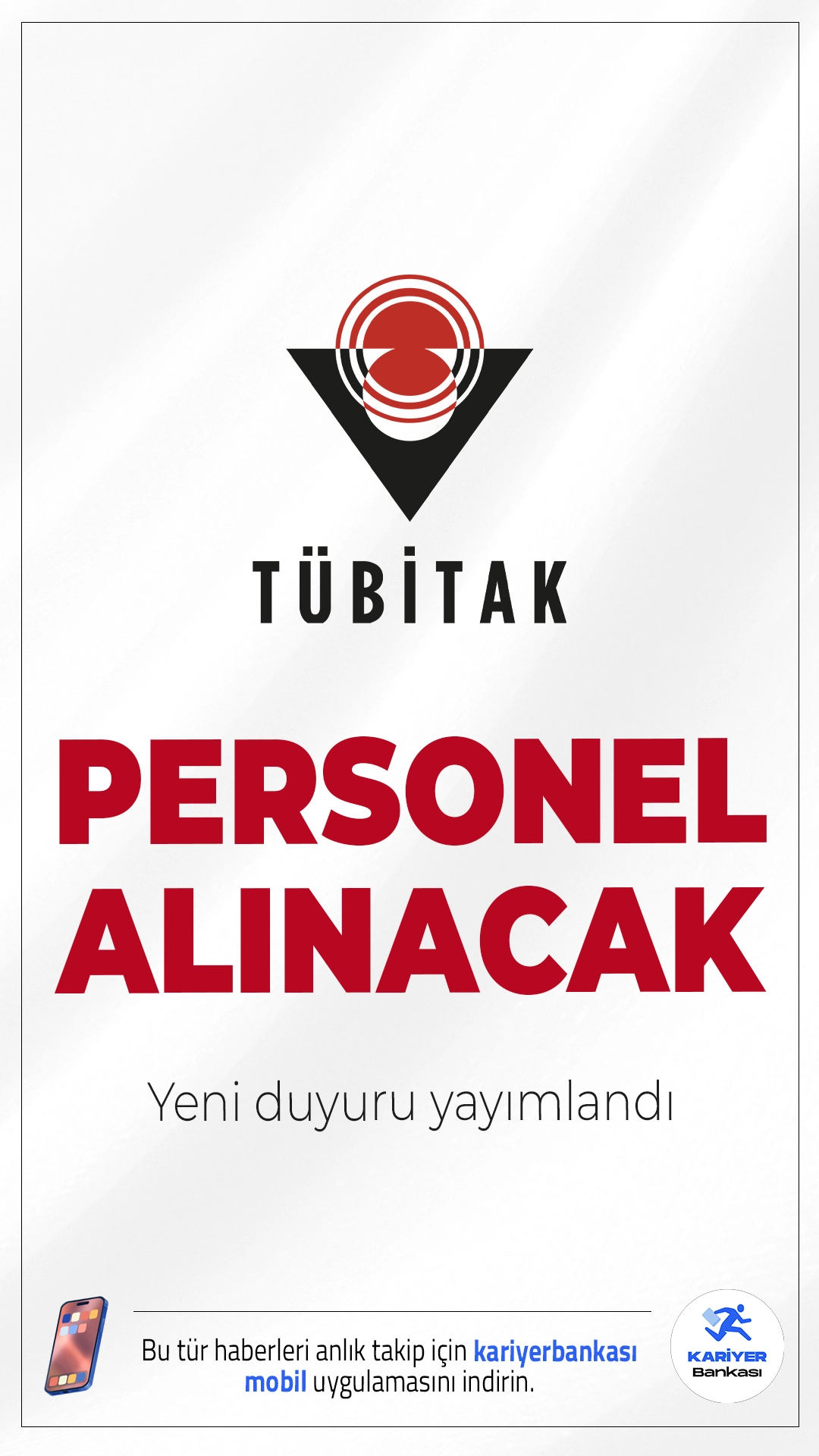 TÜBİTAK 8 Personel Alımı Yapacak.Türkiye Bilimsel ve Teknolojik Araştırma Kurumu (TÜBİTAK), 2025 yılı için işyeri hekimi ve gemici pozisyonlarında yeni personel alımı gerçekleştireceğini duyurdu. Bu alımlar, kamu personeli olmak isteyen adaylar için önemli bir istihdam fırsatı sunuyor.
