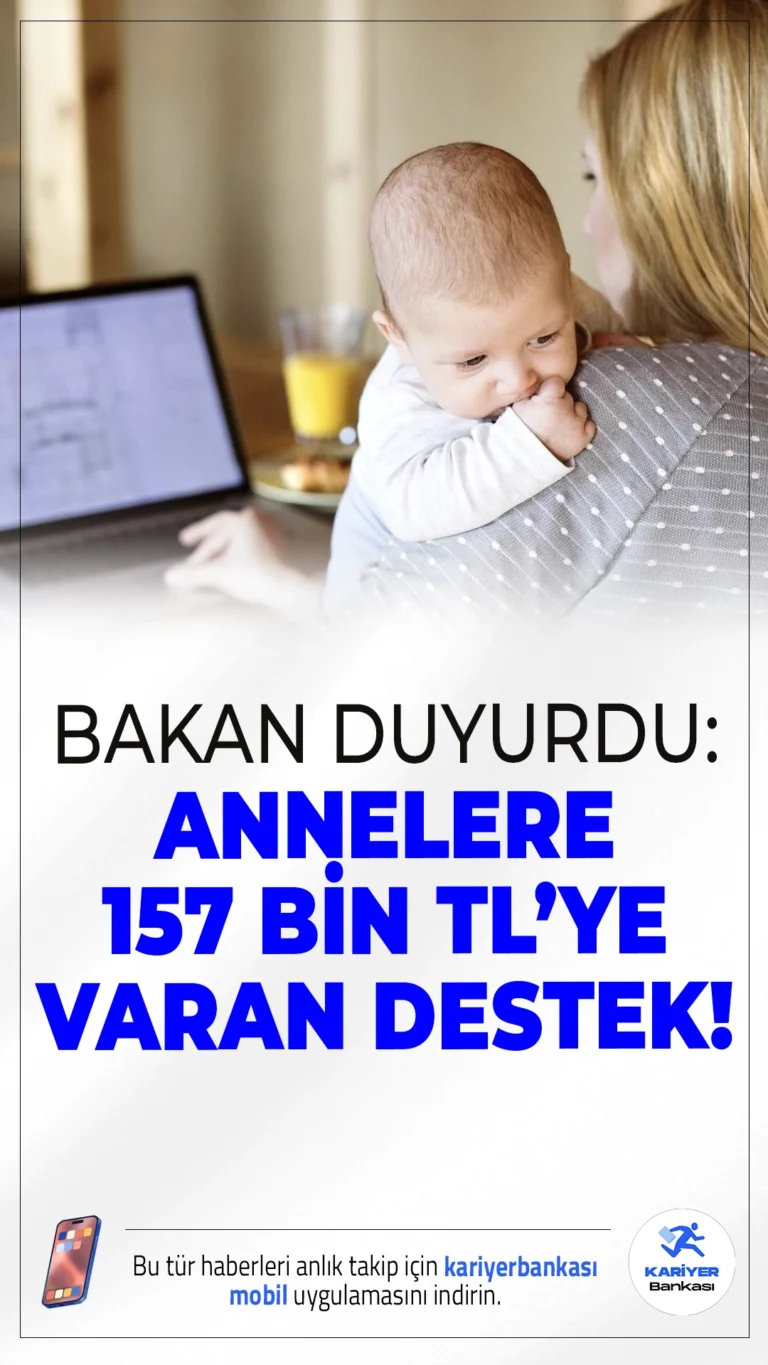Çalışan Annelere 157.500 TL’ye Varam Destek Verilecek.Aile Yılı kapsamında kadın istihdamına yönelik verilen teşvikler genişletildi. Çocuk sahibi kadınlara yönelik destekler artık daha kapsamlı hale geldi.