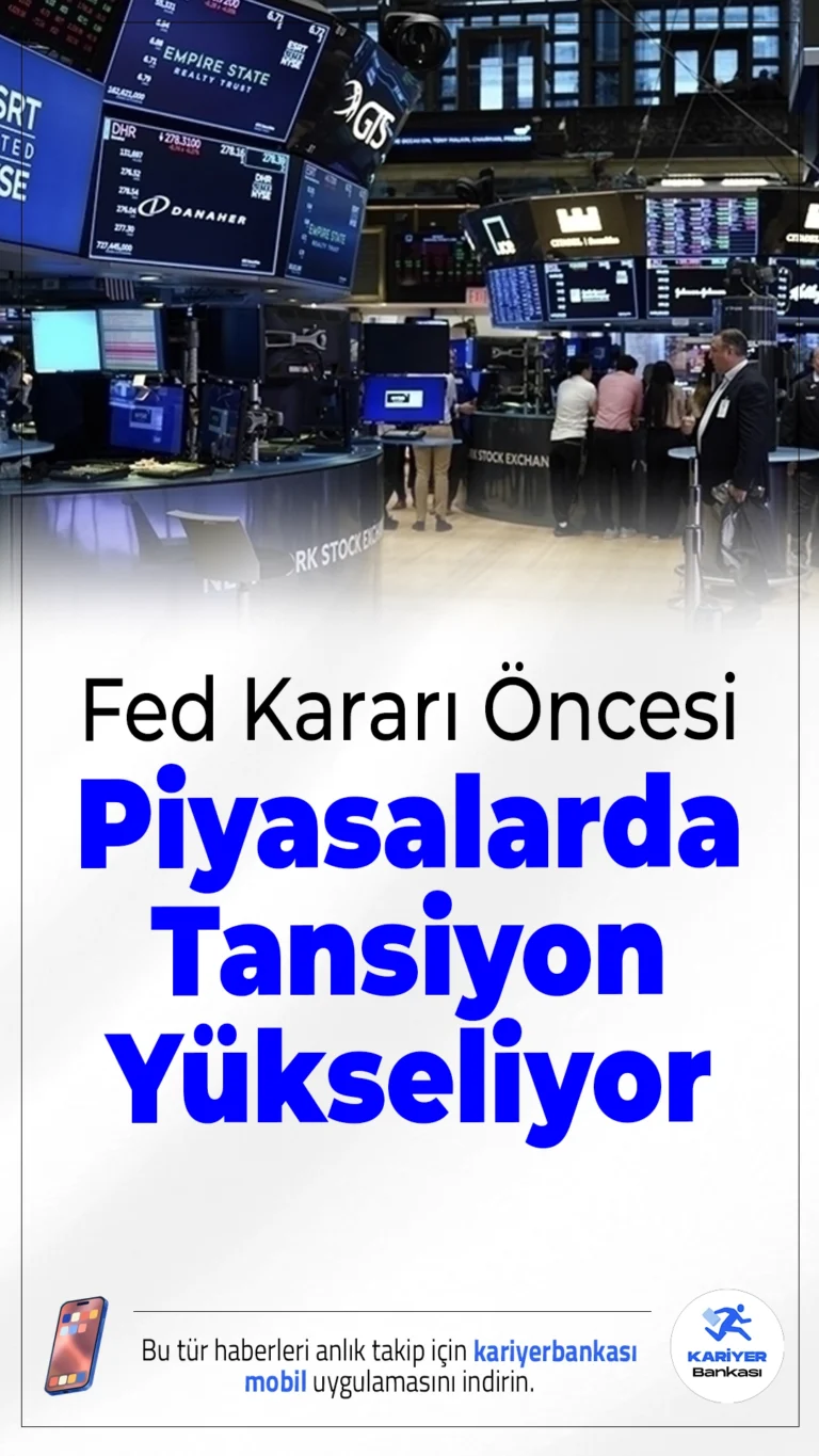 Fed Kararı Öncesi Piyasalarda Tansiyon Yükseliyor: Altın, Dolar, Borsalar ve Merkez Bankaları Takipte.Küresel piyasalar yeni haftaya Fed'in faiz kararı beklentisiyle temkinli başladı. Gözler sadece ABD'de değil; İngiltere, Japonya ve Türkiye merkez bankalarının açıklamalarına çevrildi.