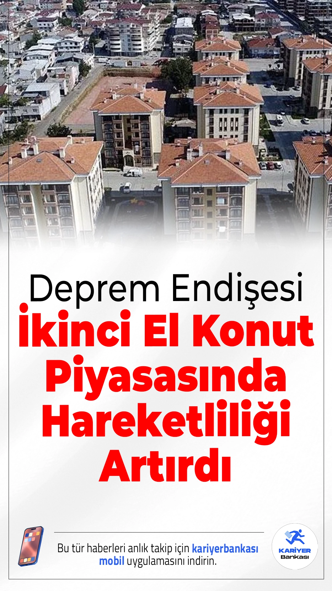 Deprem Endişesi İkinci El Konut Piyasasında Hareketliliği Artırdı.Deprem riskiyle yüzleşen vatandaşlar eski evlerini elden çıkarıp güvenli yapılara yöneliyor, bu da ikinci el konut stokunu rekor seviyeye taşıdı.