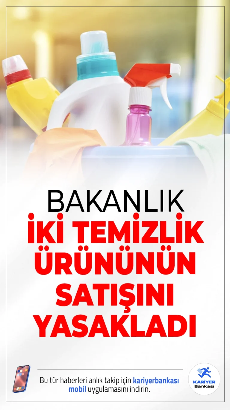 Bakanlık İki Temizlik Ürünün Satışını Yasakladı.Ticaret Bakanlığı, 26 Eylül 2025 tarihinde Güvensiz Ürün Bilgi Sistemi (GÜBİS) üzerinden yaptığı açıklamada, Cosmiq ve Gojo markalı lavabo açıcıların piyasadan toplatılacağını ve satışının yasaklandığını duyurdu. Bu karar, yürütülen denetimler neticesinde ürünlerin çocuk emniyetini tehdit etmesi ve uyarı eksiklikleri barındırması sebebiyle alındı.