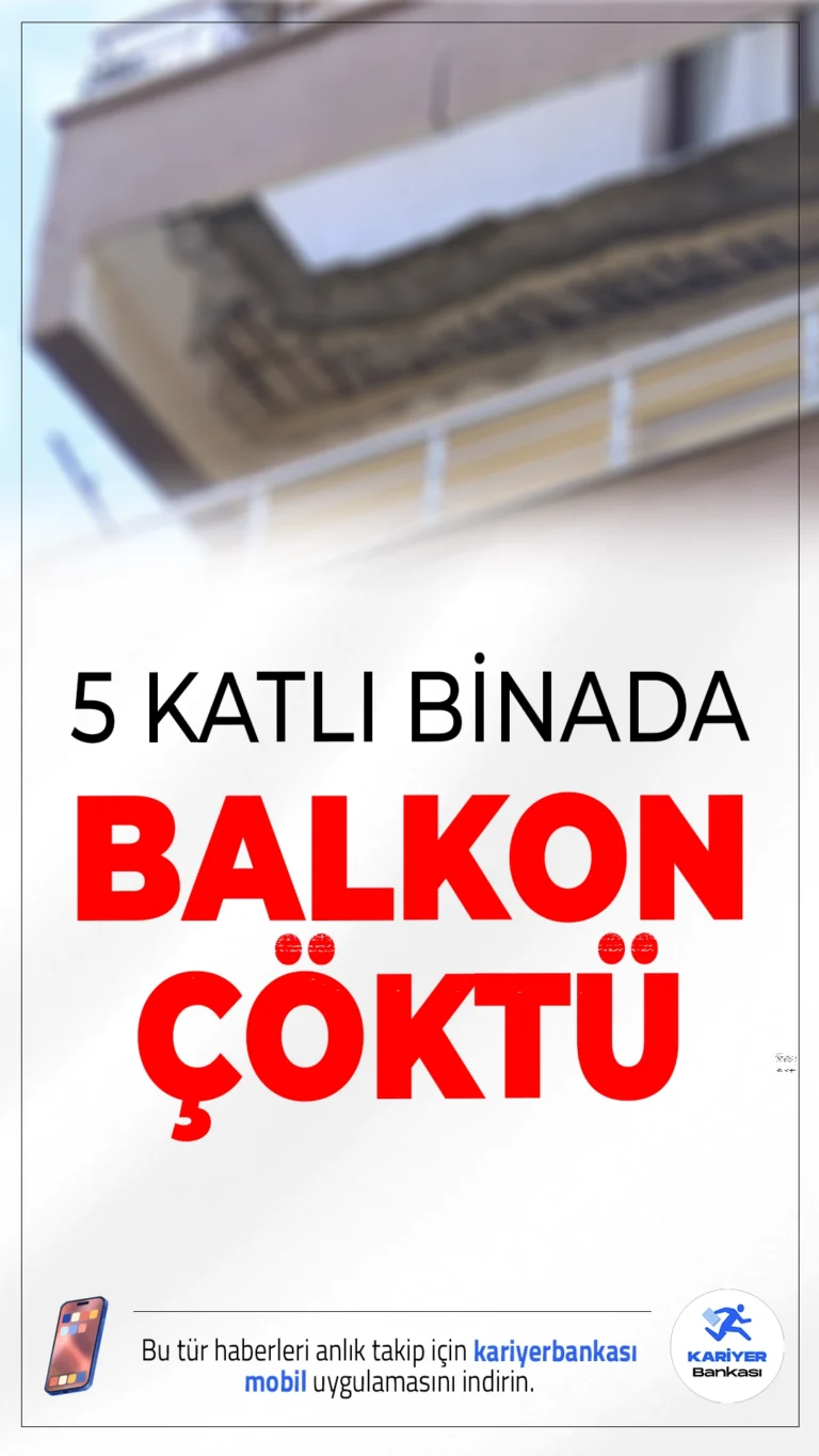 İstanbul Güngören'de Balkon Çöktü, 5 Katlı Bina Tahliye Edildi.İstanbul Güngören'de bir binanın en üst katındaki balkonun çökmesi paniğe neden oldu. Olayda can kaybı yaşanmazken bina tedbir amacıyla boşaltıldı.
