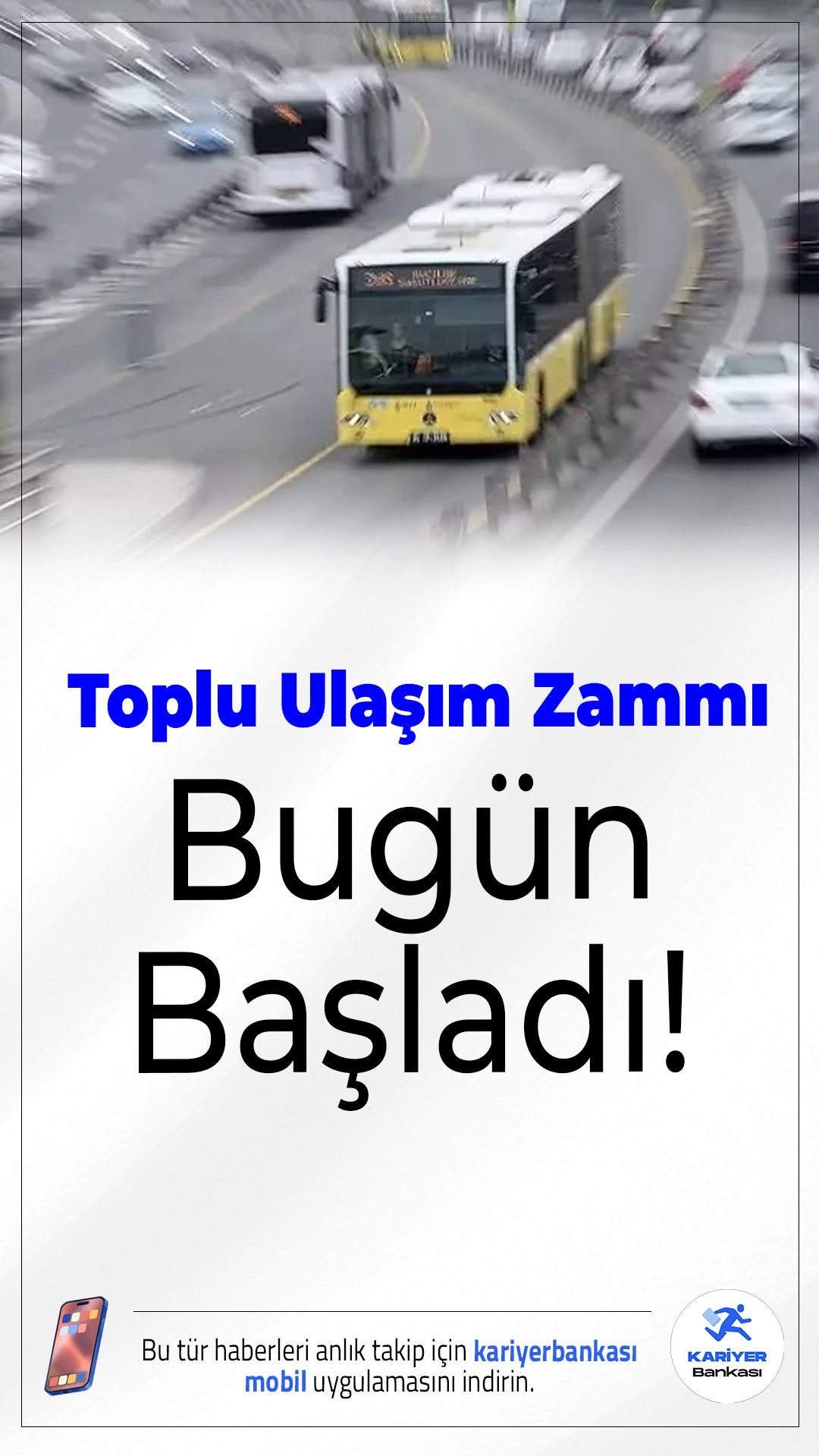 İstanbul’da Toplu Ulaşım Ücretlerine Yüzde 30 Zam Geldi!İstanbul'da otobüs, metro, metrobüs, minibüs ve vapur ücretlerine yapılan yüzde 30'luk zam 15 Eylül itibarıyla yürürlüğe girdi. Yeni tarifeye göre, İstanbulkart ve minibüs ücretlerinde dikkat çeken artışlar yaşandı.