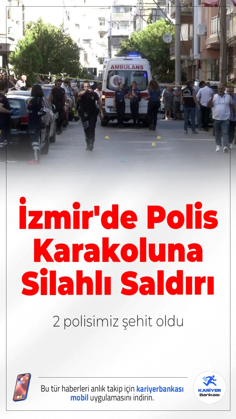 İzmir'de Polis Karakoluna Silahlı Saldırı: 2 Polis Şehit Oldu.İzmir'in Balçova ilçesinde Salih İşgören Polis Merkezi’ne düzenlenen silahlı saldırıda 2 polis memuru şehit oldu, 2 polis yaralandı. 16 yaşındaki saldırgan olay yerinde yakalandı, saldırıya ilişkin soruşturma başlatıldı.