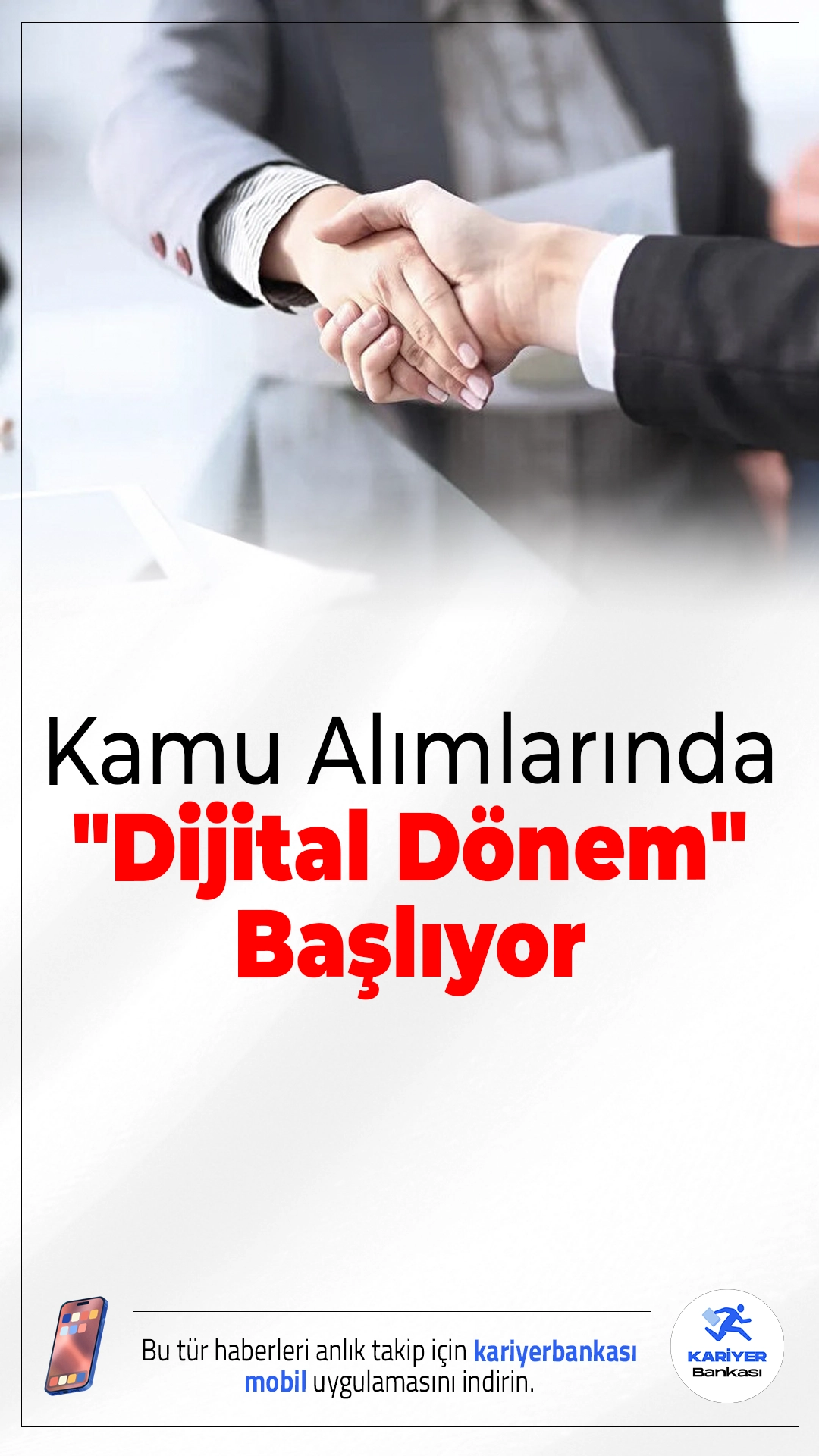 Kamu Alımlarında "Dijital Dönem" Başlıyor.Kamu alım süreçleri dijital ortama taşındı. Elektronik Kamu Alımları Platformu (EKAP), ihalelerde şeffaflığı artıran, maliyetleri azaltan ve rekabeti güçlendiren yapısıyla yenilendi.
