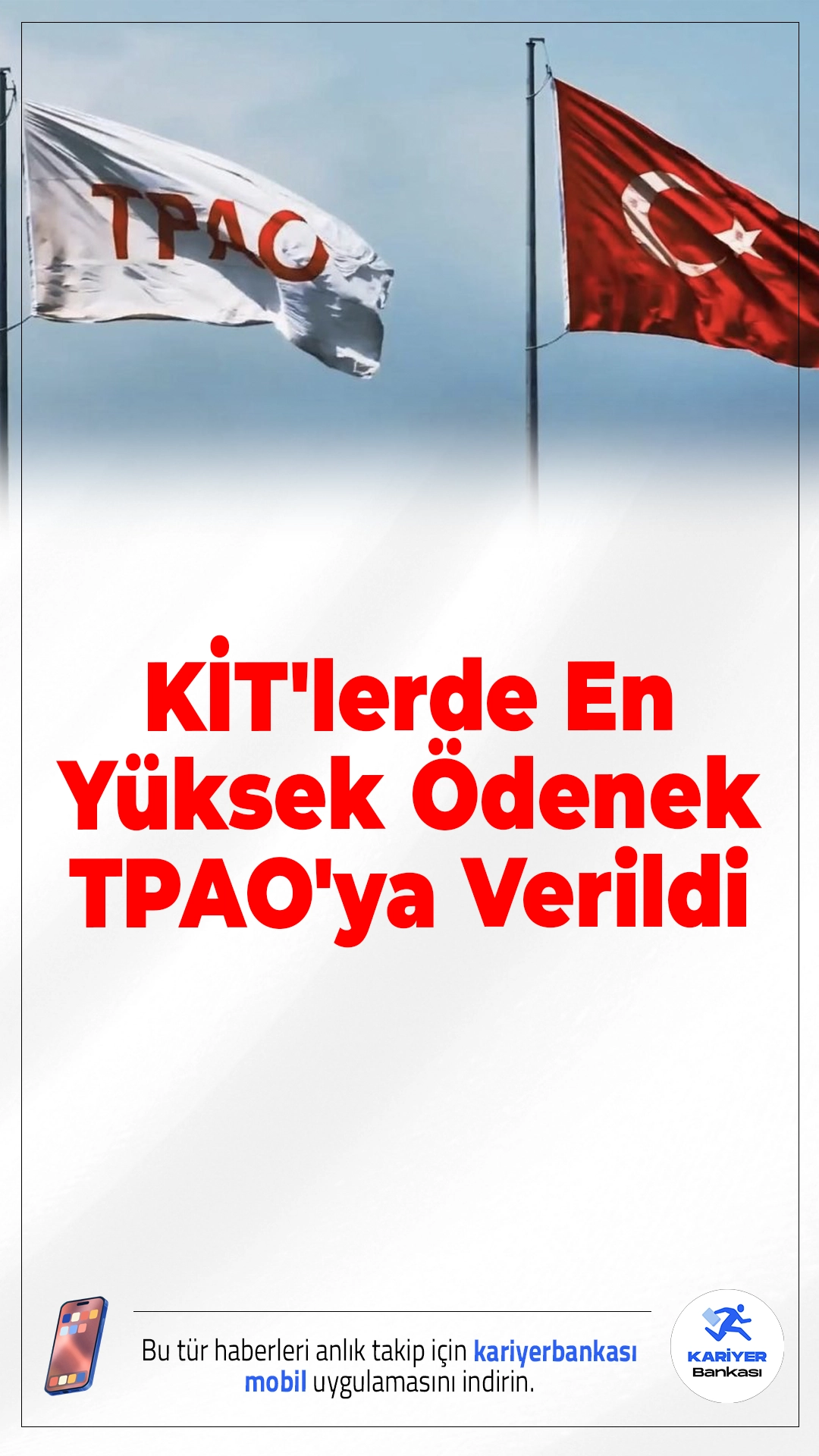 KİT'lere Dev Bütçe: En Yüksek Pay TPAO'ya Ayrıldı.2026 yılında KİT’lere ayrılacak toplam bütçenin neredeyse yarısı TPAO’ya verildi. TPAO'ya ayrılan 332,6 milyar liralık ödenek, en yüksek tavan olarak dikkat çekiyor.