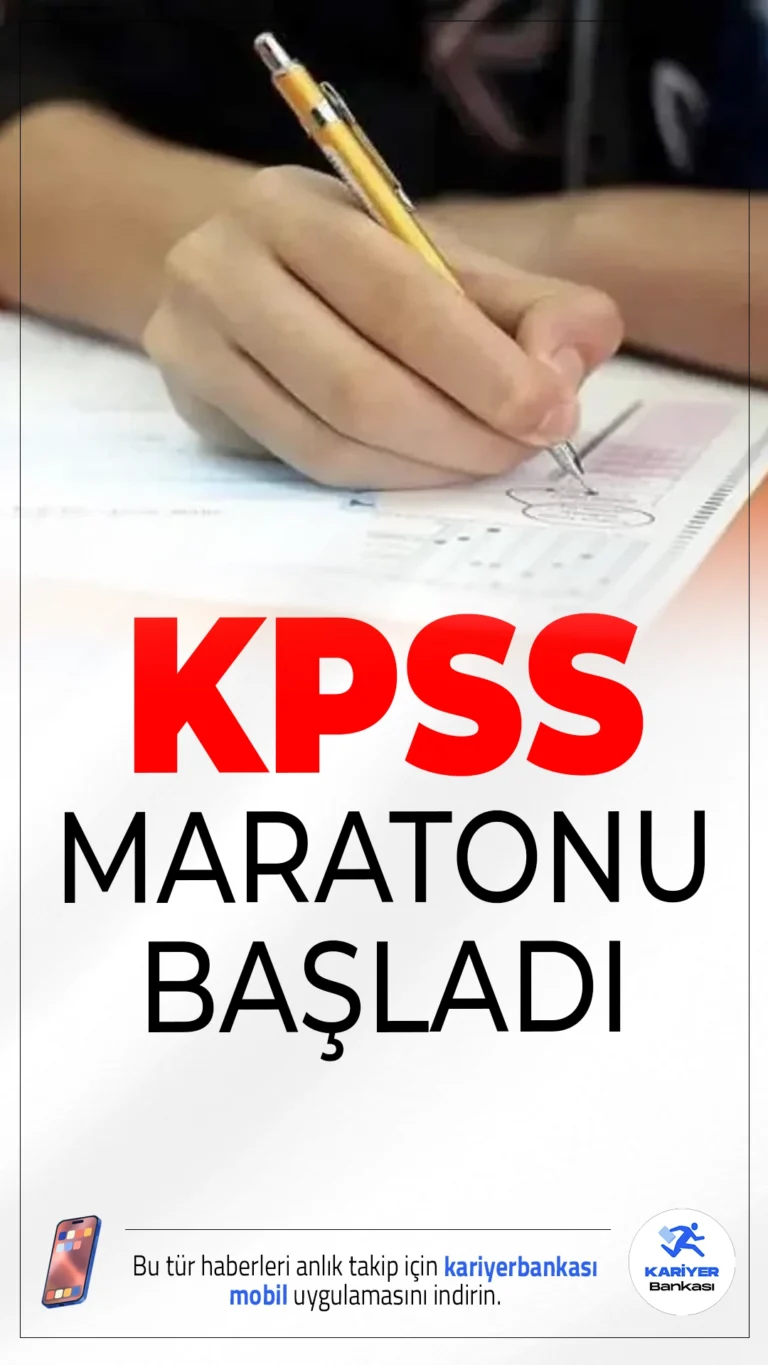 KPSS Maratonu Başladı.2025-KPSS A Grubu Genel Yetenek-Genel Kültür oturumu Türkiye genelinde ve Lefkoşa’da binlerce adayın katılımıyla başladı.