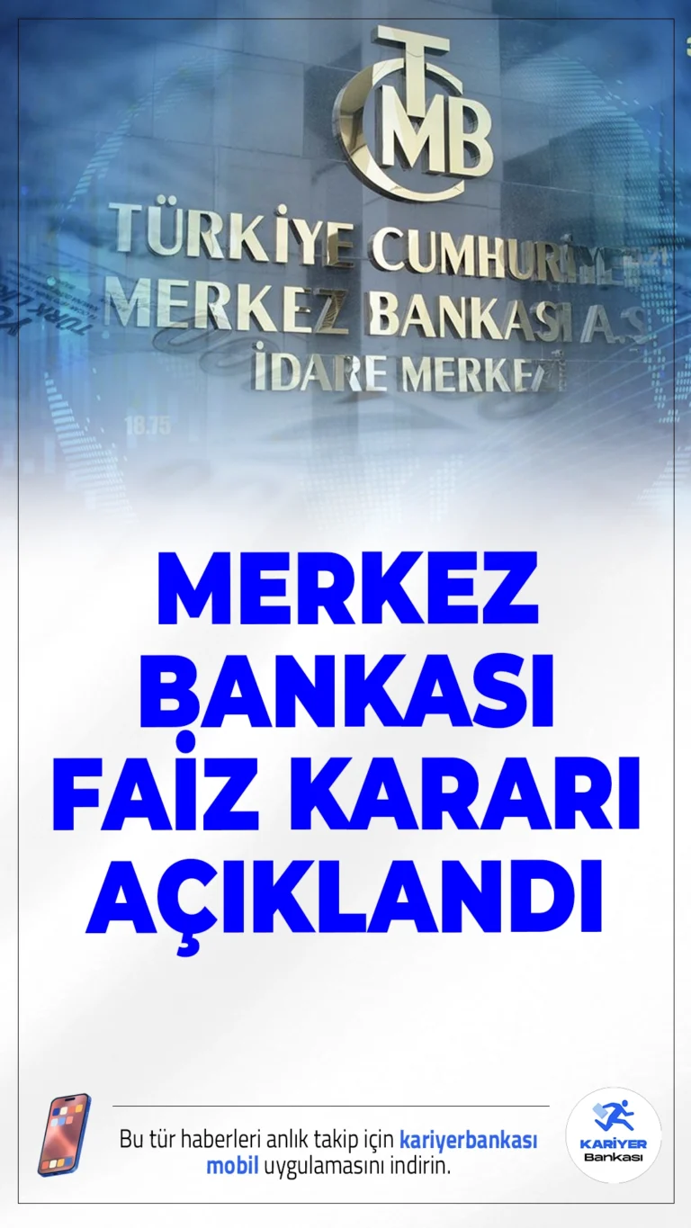 Merkez Bankası'ndan Sürpriz Faiz İndirimi.Ekonomide beklenmedik bir adım geldi. Merkez Bankası, politika faizinde indirime giderek piyasaları şaşırttı.
