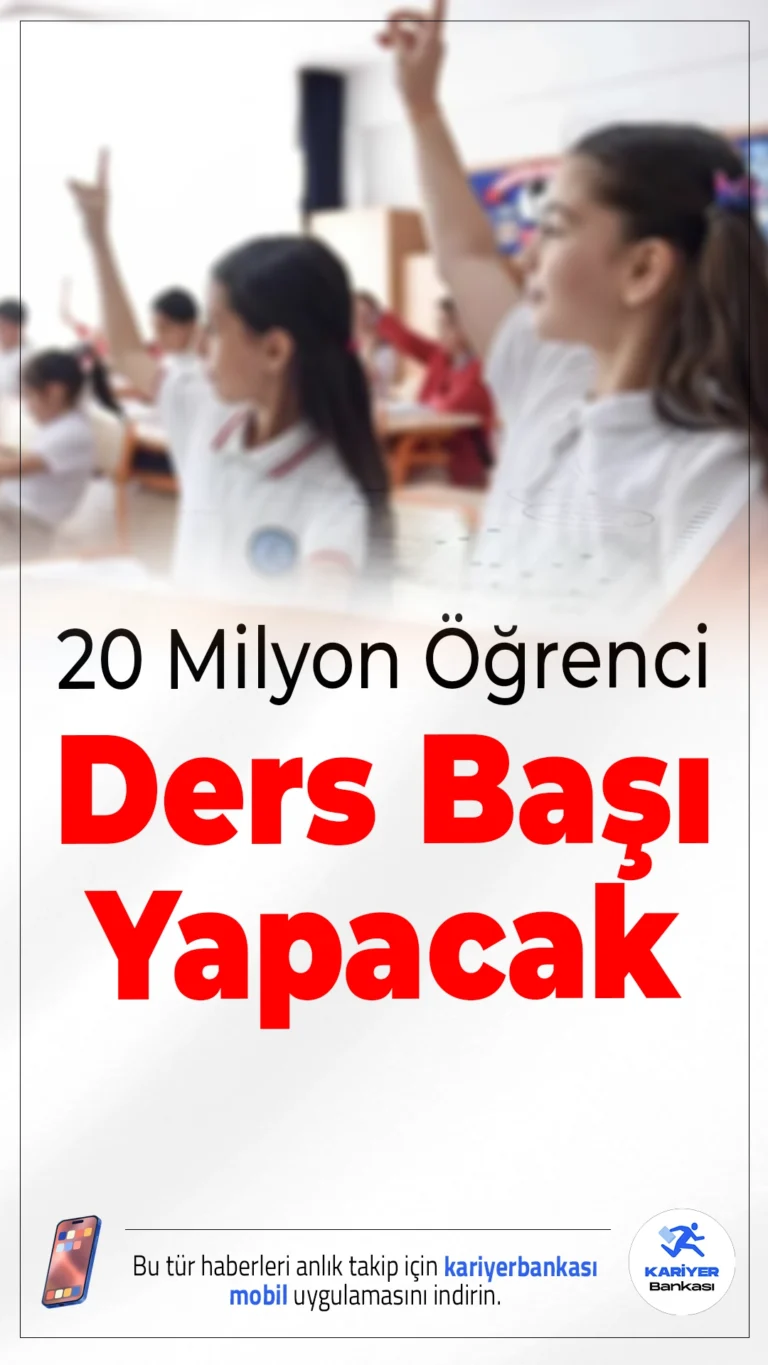 2025-2026 Eğitim Öğretim Yılı Başlıyor.Yaz tatilinin sona ermesiyle birlikte yaklaşık 20 milyon öğrenci, yarın ilk ders zilinin çalmasıyla okullarına kavuşacak. Milli Eğitim Bakanlığı'nın ücretsiz dağıttığı ve içeriği güncellenen ders kitapları da sıralardaki yerini aldı.