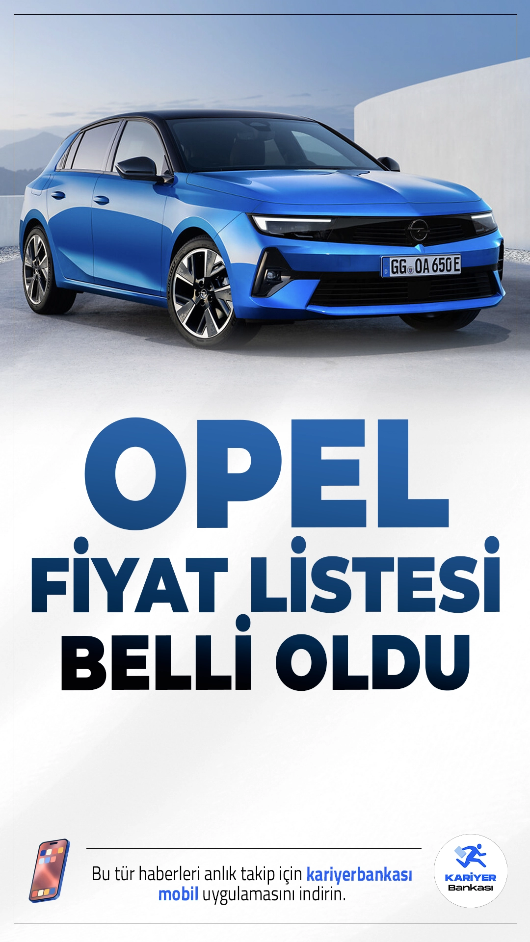 Opel Eylül 2025 Fiyat Listesi.Opel, Eylül 2025 itibarıyla Türkiye fiyat listesini güncelledi. Yeni modellerde özellikle elektrikli araçlara olan ilgi artarken, fiyatlarda da önceki aya göre belirgin artışlar gözlendi.