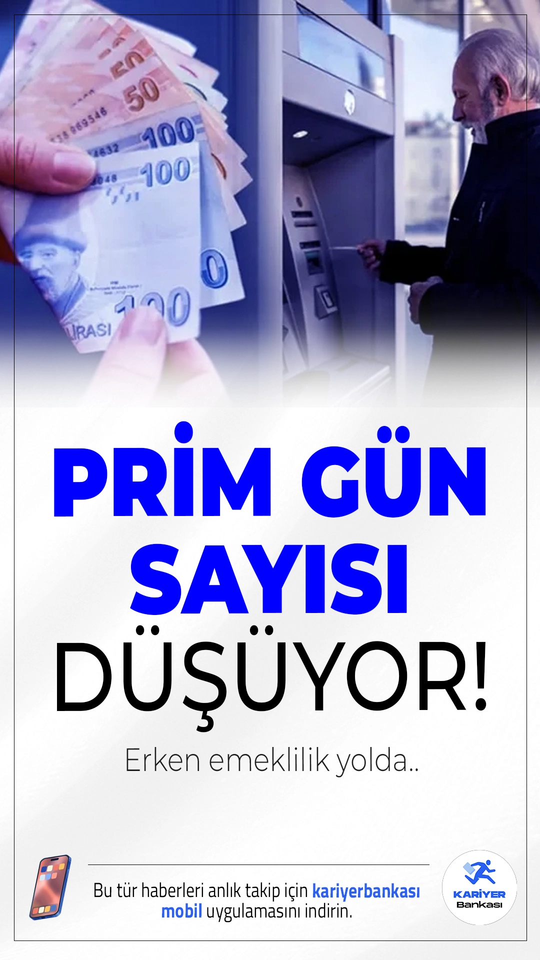 Erken Emeklilik Müjdesi Yolda! Prim Gün Sayısı Düşecek, Kimler Faydalanacak?Bağkur’lular için prim gün sayısı 9 binden 7.200’e düşüyor. Düzenleme ile SSK ve Bağkur eşitlenecek, küçük esnaf 5 yıl erken emekli olabilecek.