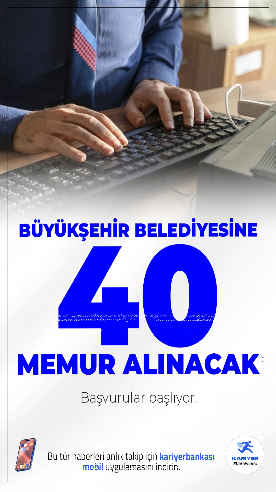 Şanlıurfa Büyükşehir Belediyesi 40 Memur Alımı Başlıyor.Şanlıurfa Büyükşehir Belediyesi memur alımı başvuruları başlıyor. İlgili alım duyurusuna göre, Şanlıurfa Büyükşehir Belediyesine açıktan atama yoluyla yapılacak alımlar, hem ön lisans hem de lisans mezunlarını kapsıyor.Başvuru yapacak adayların genel şartların yanı sıra, özel şartları da dikkatle incelemesi gerekmektedir. İşte şartlar ve başvuru bilgileri..
