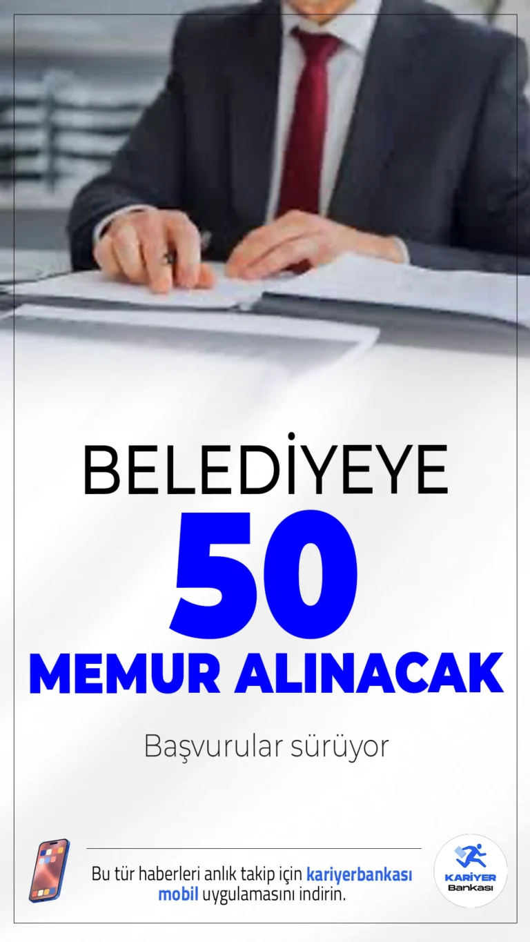 Şehitkamil Belediyesi, farklı mühendislik ve idari bölümlerden mezunlar arasından KPSS P3 en az 60 puanla 50 zabıta memuru alacak; başvurular 29 Eylül 2025’e kadar sürüyor.