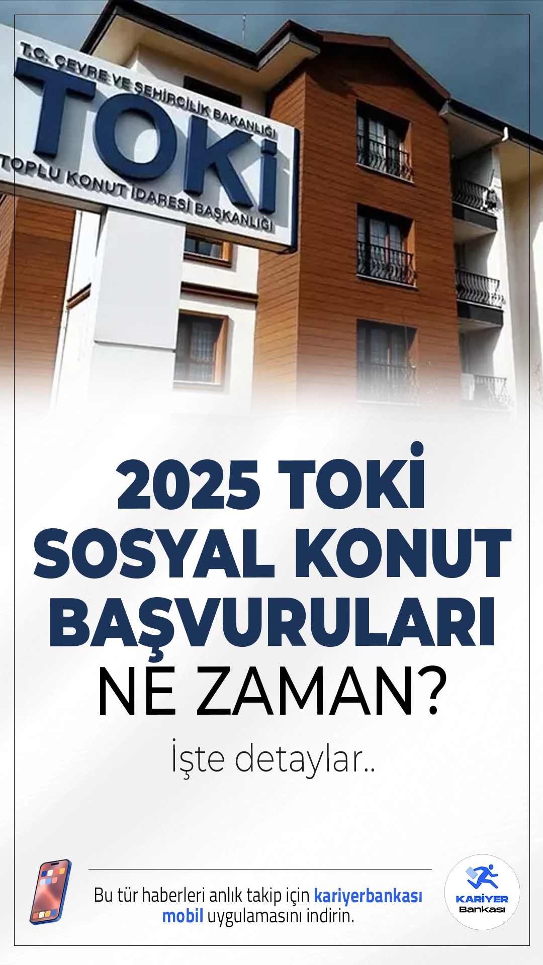 TOKİ 2025 Başvuruları İçin Geri Sayım Başladı.TOKİ’nin 2025 yılı sosyal konut projesi için son hazırlıklar tamamlandı. Arsaların belirlenmesiyle birlikte başvuru süreci öncesindeki en kritik aşama geride bırakıldı.