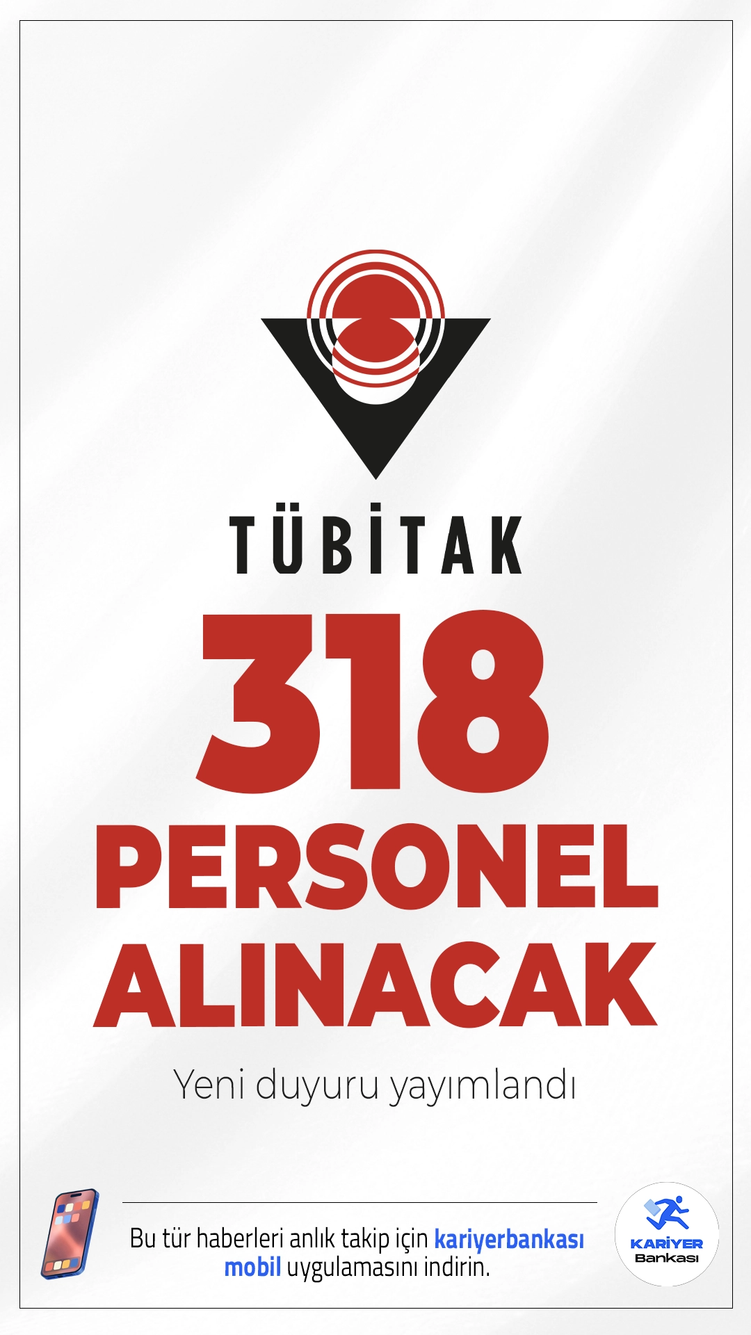 TÜBİTAK 318 Personel Alımı Yapacak.TÜBİTAK (Türkiye Bilimsel ve Teknolojik Araştırma Kurumu), 2025 sonbahar dönemi kapsamında toplam 318 kısmi süreli proje personeli (aday araştırmacı) alımı yapacağını duyurdu. Alımlar, TÜBİTAK’ın farklı enstitüleri olan BİLGEM, MAM, RUTE ve SAGE bünyesinde gerçekleştirilecek.