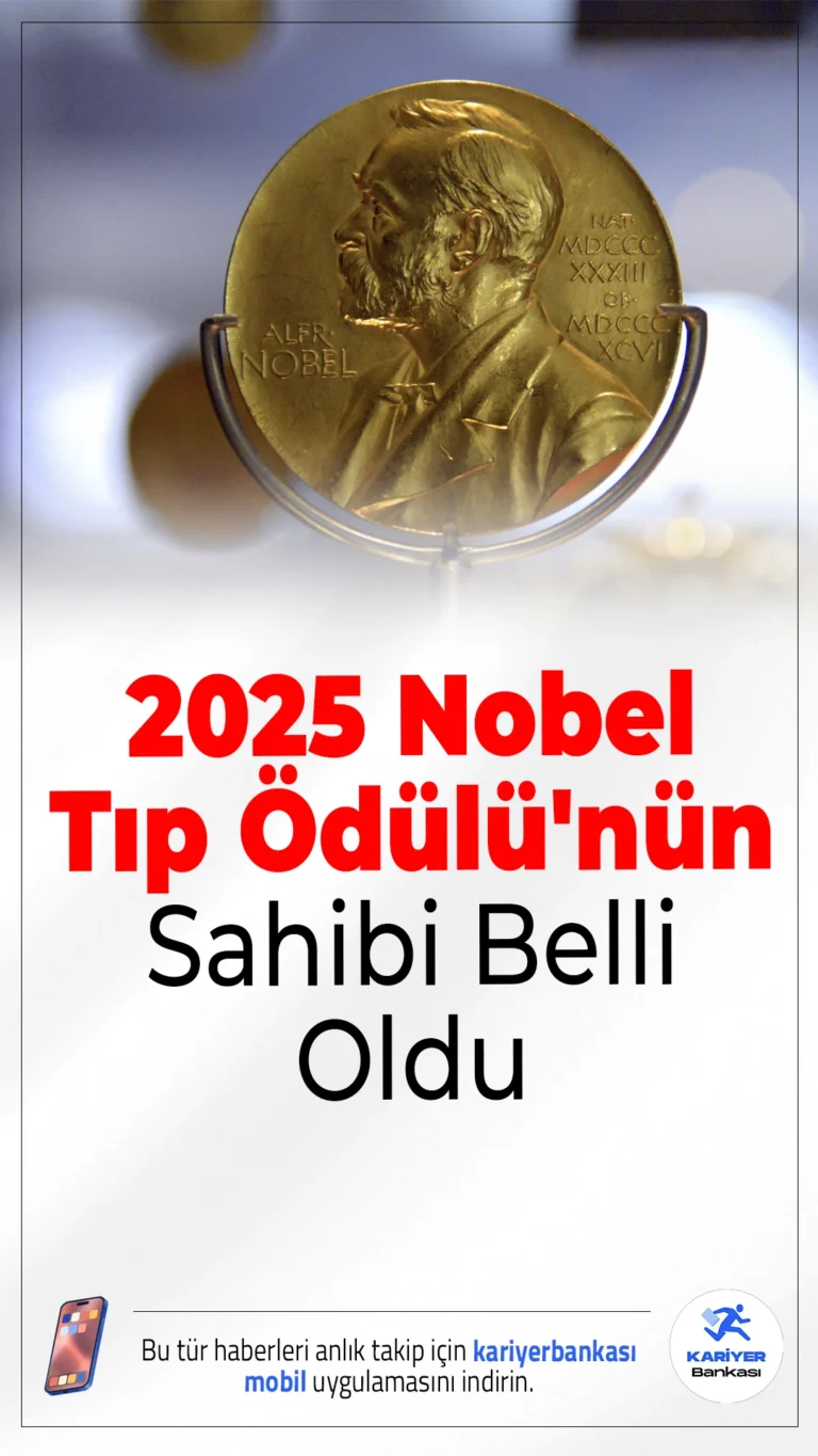 2025 Nobel Tıp Ödülü'nün Sahibi Belli Oldu.Bağışıklık sisteminin vücuda karşı saldırmasını önleyen mekanizmalar üzerine çalışan üç bilim insanı, 2025 Nobel Tıp Ödülü’nün sahibi oldu.