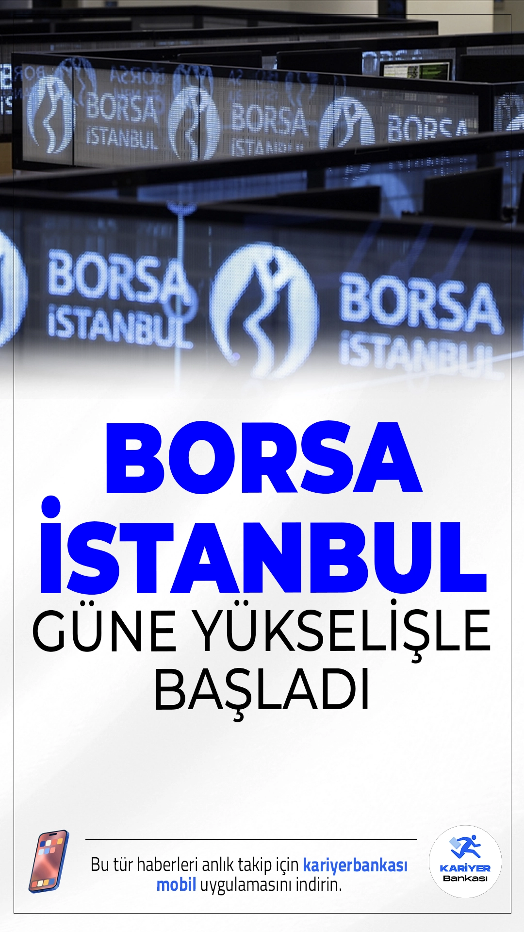 Borsa İstanbul Güne Yükselişle Başladı.Borsa İstanbul'da yeni gün pozitif başladı. BIST 100 endeksi açılışta yüzde 0,31 artışla 11.116,89 puana yükseldi.