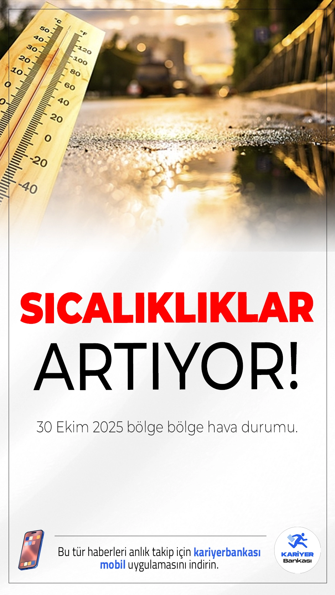 Meteoroloji’den Son Hava Durumu: Sıcaklıklar Artıyor.Yurt genelinde yağış beklenmiyor. Sıcaklıklar batı ve iç kesimlerde mevsim normallerinin üzerine çıkıyor.