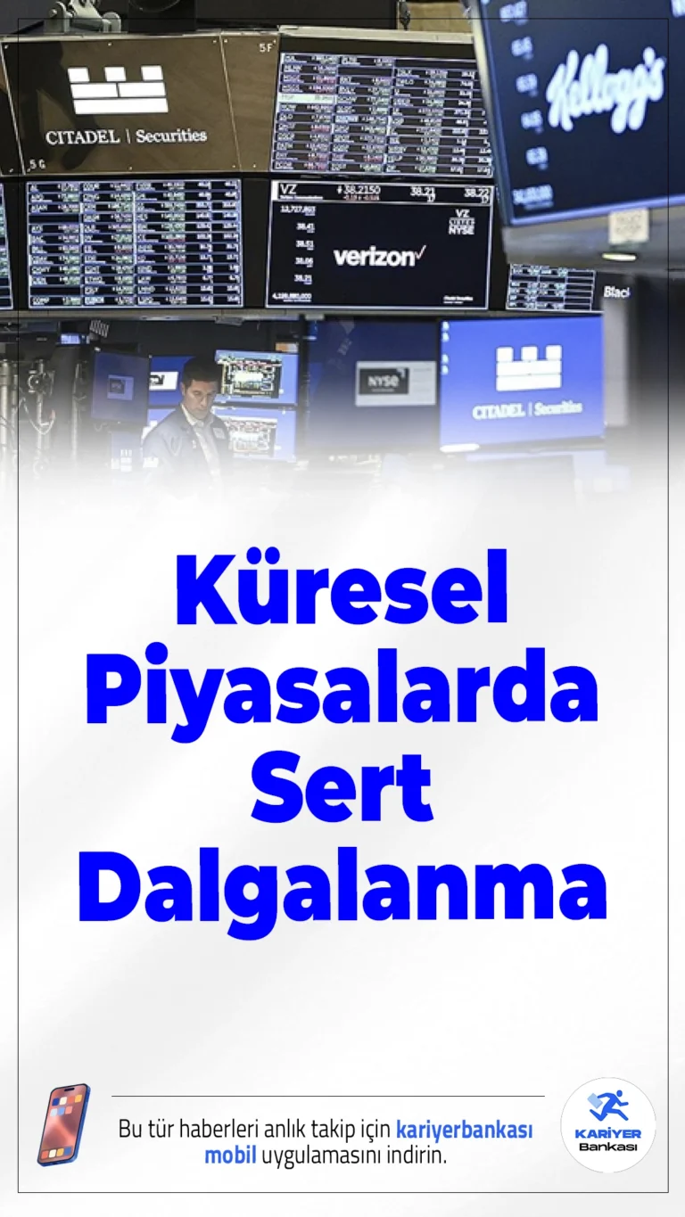 Küresel Piyasalarda Sert Dalgalanma.Küresel piyasalar, Fed'in faiz politikası ve dev teknoloji şirketlerinin bilançolarıyla yön ararken, yatırımcılar temkinli hareket ediyor.