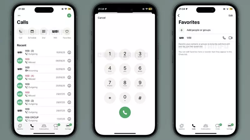 WhatsApp Arama Ekranı 