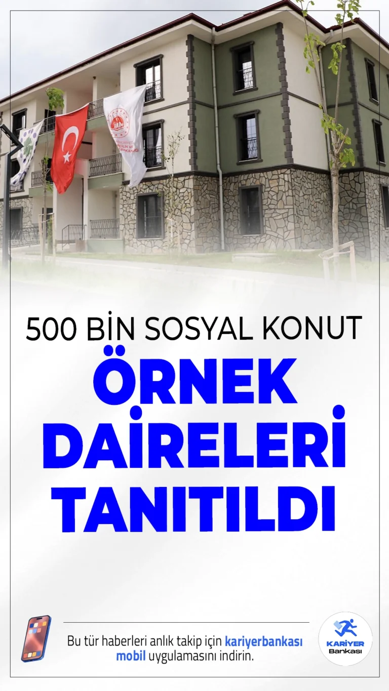 Bakan Kurum, Yüzyılın Konut Projesi’nin Örnek Dairelerini Tanıttı!Türkiye genelinde büyük heyecan yaratan sosyal konut projesi için geri sayım sürerken, örnek daireler de gün yüzüne çıktı.