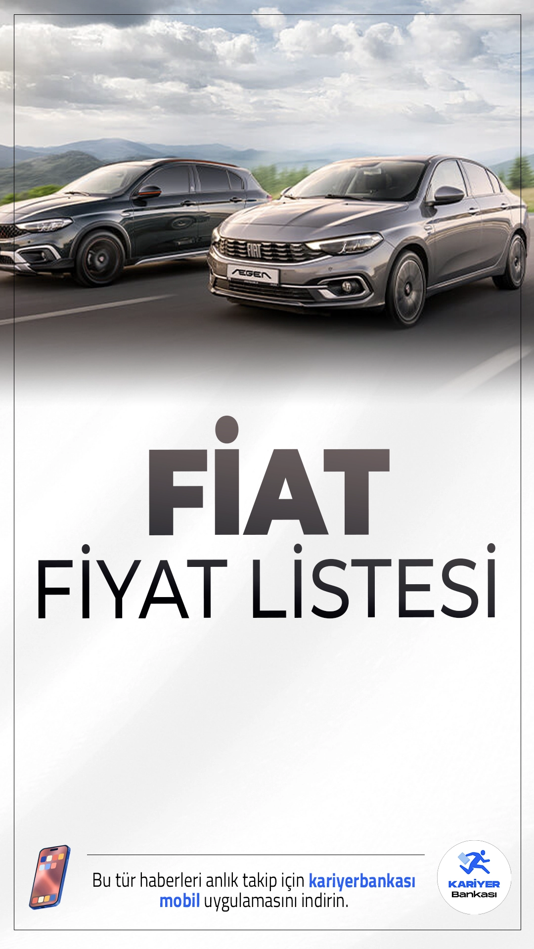 Fiat Egea Ekim 2025 Fiyat Listesi.Fiat, Ekim 2025 itibarıyla yeni fiyat listesini duyurdu. Egea Sedan, Egea Cross ve Doblo modellerine yine zam geldi; fiyatlar dikkat çekici şekilde arttı.