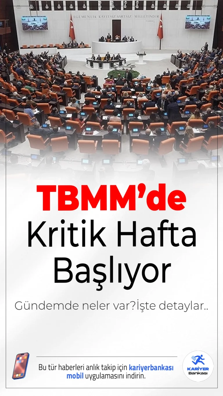 TBMM’de Kritik Hafta Başlıyor: Trafik Cezaları Artıyor, Bütçe Görüşmeleri Başlıyor.Yeni haftada Meclis’te hem Trafik Kanunu hem de 2026 bütçesi gündemde olacak. Yeni cezalar yolda, bütçe mesaisi ise 23 Ekim’de başlıyor.