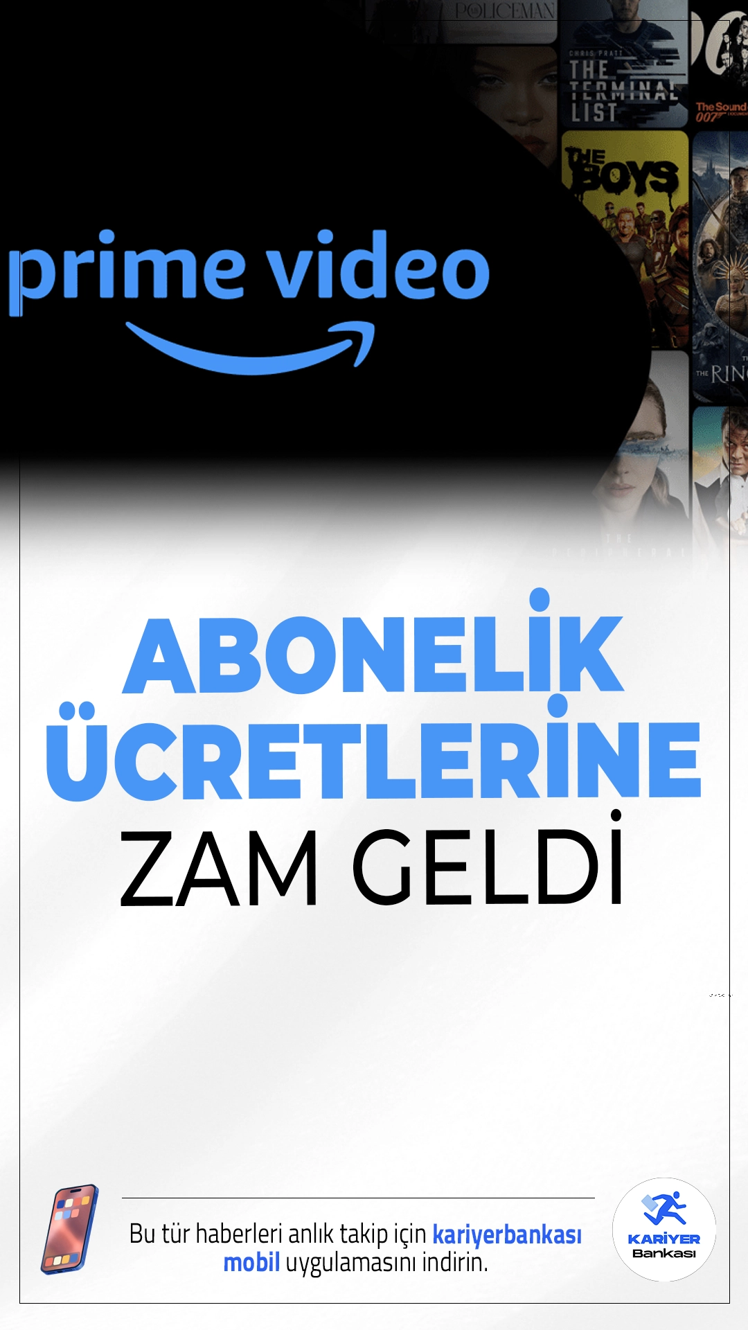 Amazon Prime’a Yüzde 40 Zam Geldi! Amazon Prime üyelik ücretine zam geldi. Yapılan yeni artışla birlikte kullanıcıların ödeyeceği tutar dikkat çekici şekilde yükseldi.