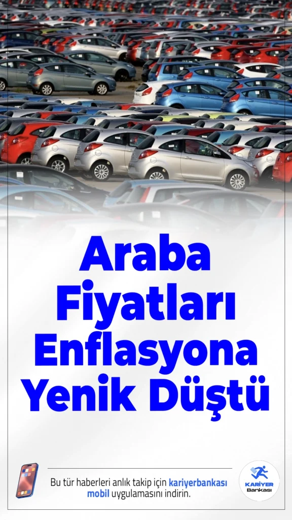 Araba Fiyatları Enflasyona Yenik Düştü.Eylül 2025'te ikinci el otomobil piyasasında reel fiyatlar düşerken, araçlara olan talep güçlü kaldı. Ortalama satış süresi 19 güne kadar geriledi.