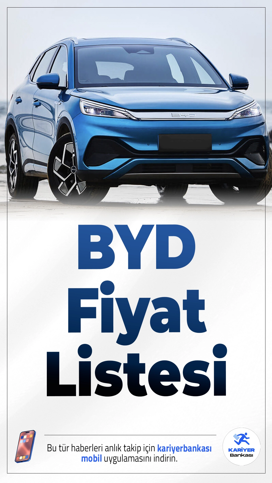 BYD Ekim 2025 Güncel Fiyat Listesi.Ekim ayıyla birlikte BYD modellerine zam geldi. Fiyatlar güncellendi, bazı modellerde 100 bin TL’yi aşan artışlar dikkat çekiyor.