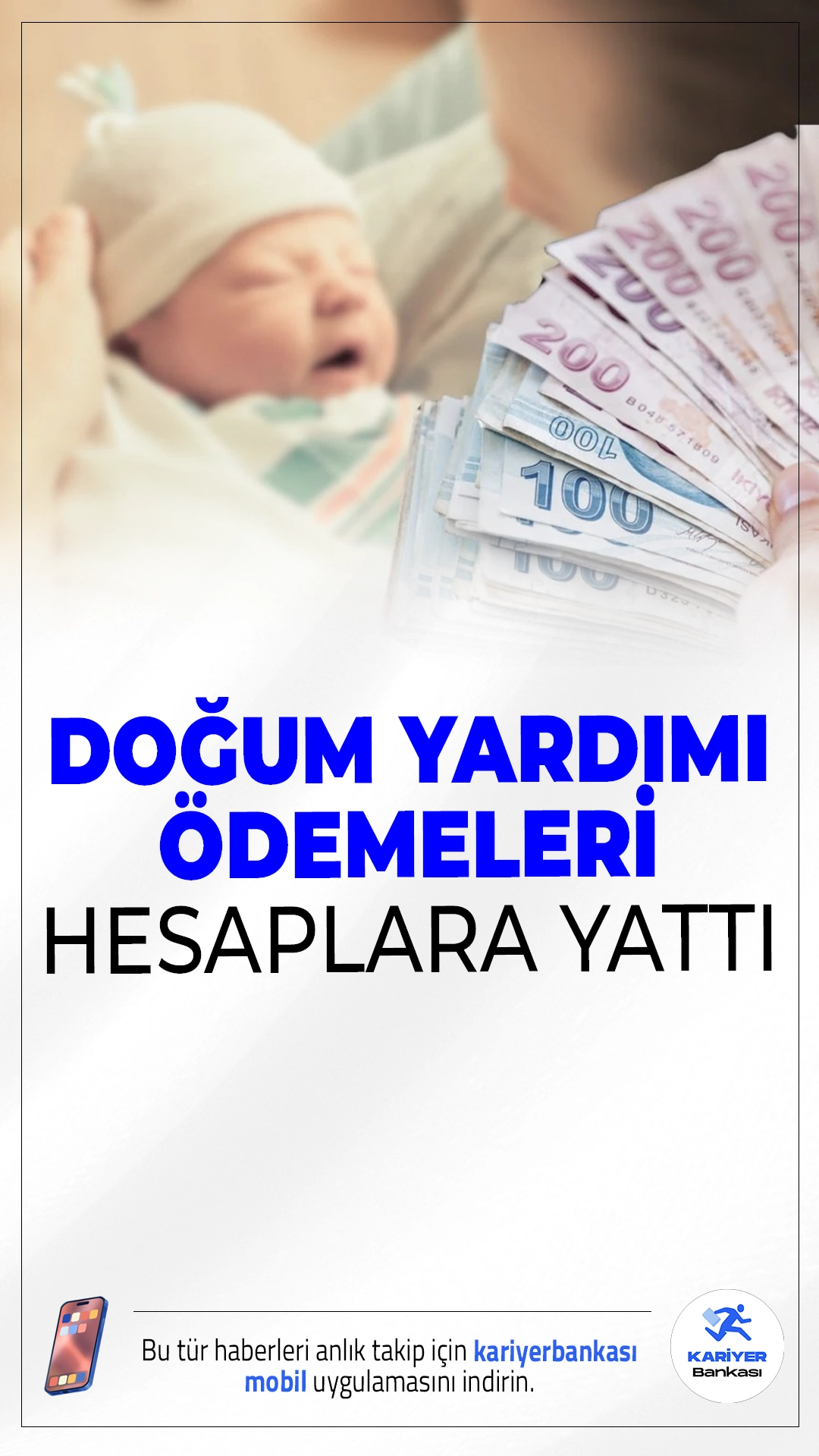 Ekim Ayı Doğum Yardımı Ödemeleri Hesaplara Yatırıldı.1 Ocak 2025 sonrası doğan çocuklar için doğum yardımı güncellendi: İlk çocuğa 5 bin TL, ikinciye aylık 1500 TL, üçüncü ve sonrası içinse aylık 5 bin TL destek sağlanıyor.