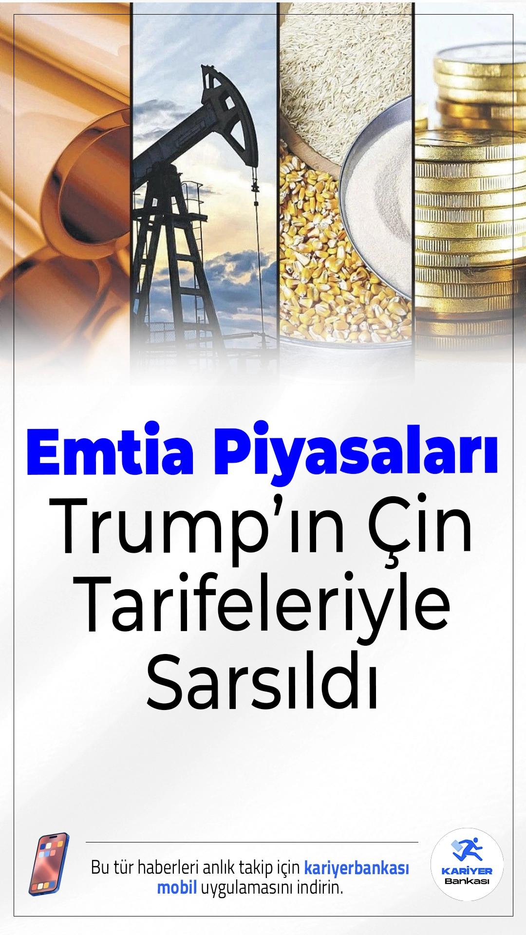 Emtia Piyasaları Trump’ın Çin’e Yönelik Tarifeleriyle Sarsıldı.ABD Başkanı Donald Trump’ın Çin’e yönelik gümrük vergisi açıklamaları, emtia piyasalarında haftanın son işlem gününe damga vurdu. Haftalık süreçte Fed’in faiz politikası ve bütçe görüşmeleri de fiyatlamaları etkiledi.